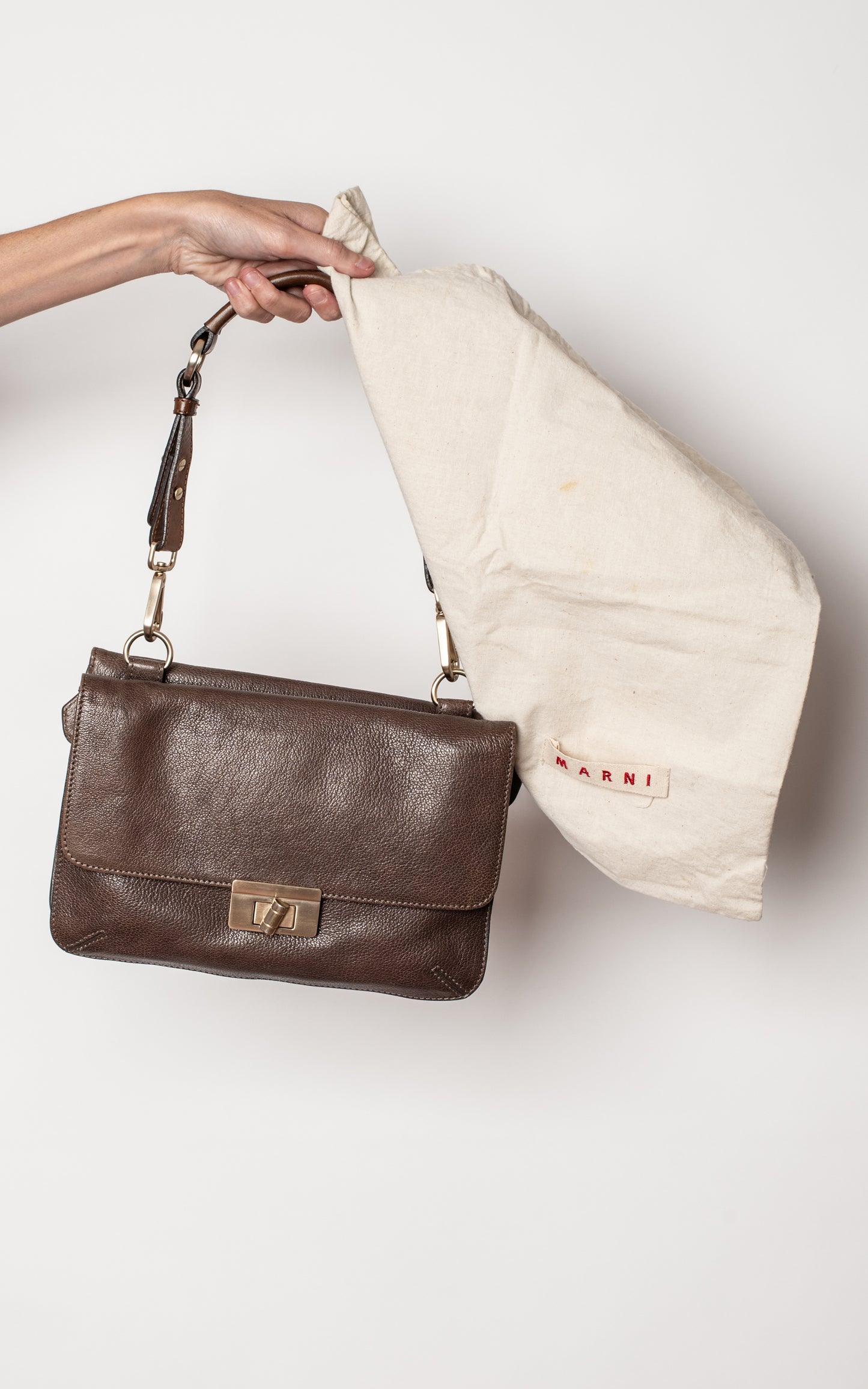 Bolso hombro piel