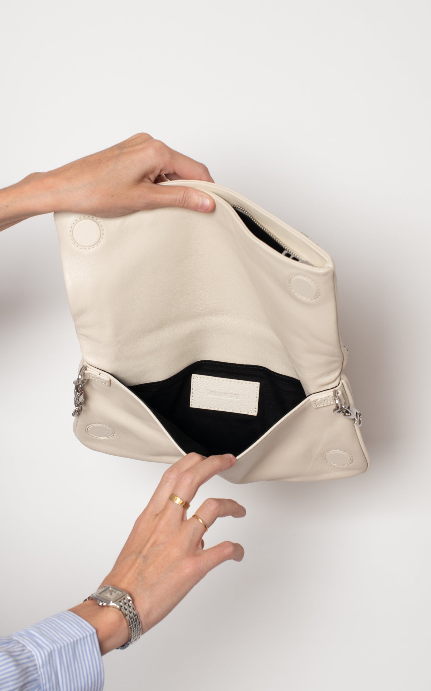 Bolso rock blanco