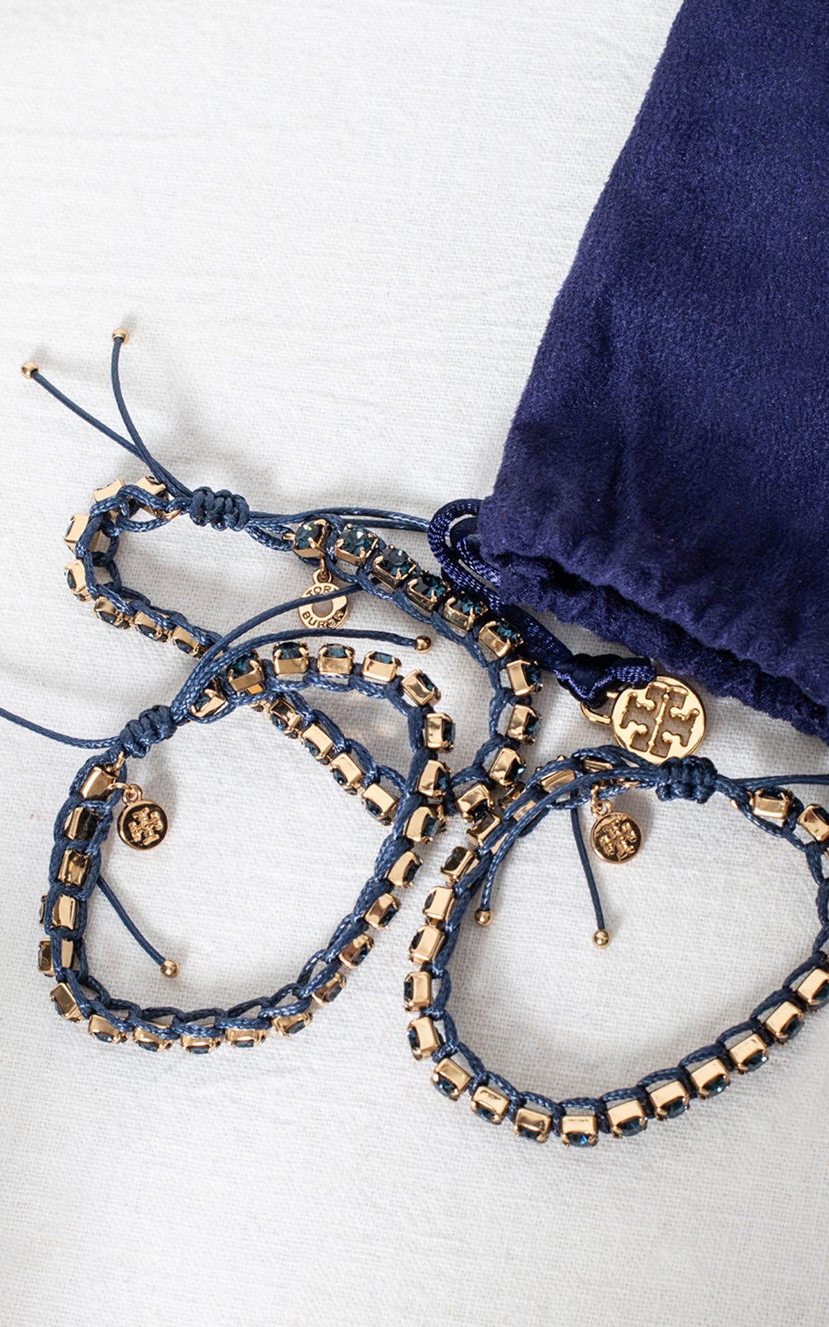 3 Pulseras azules