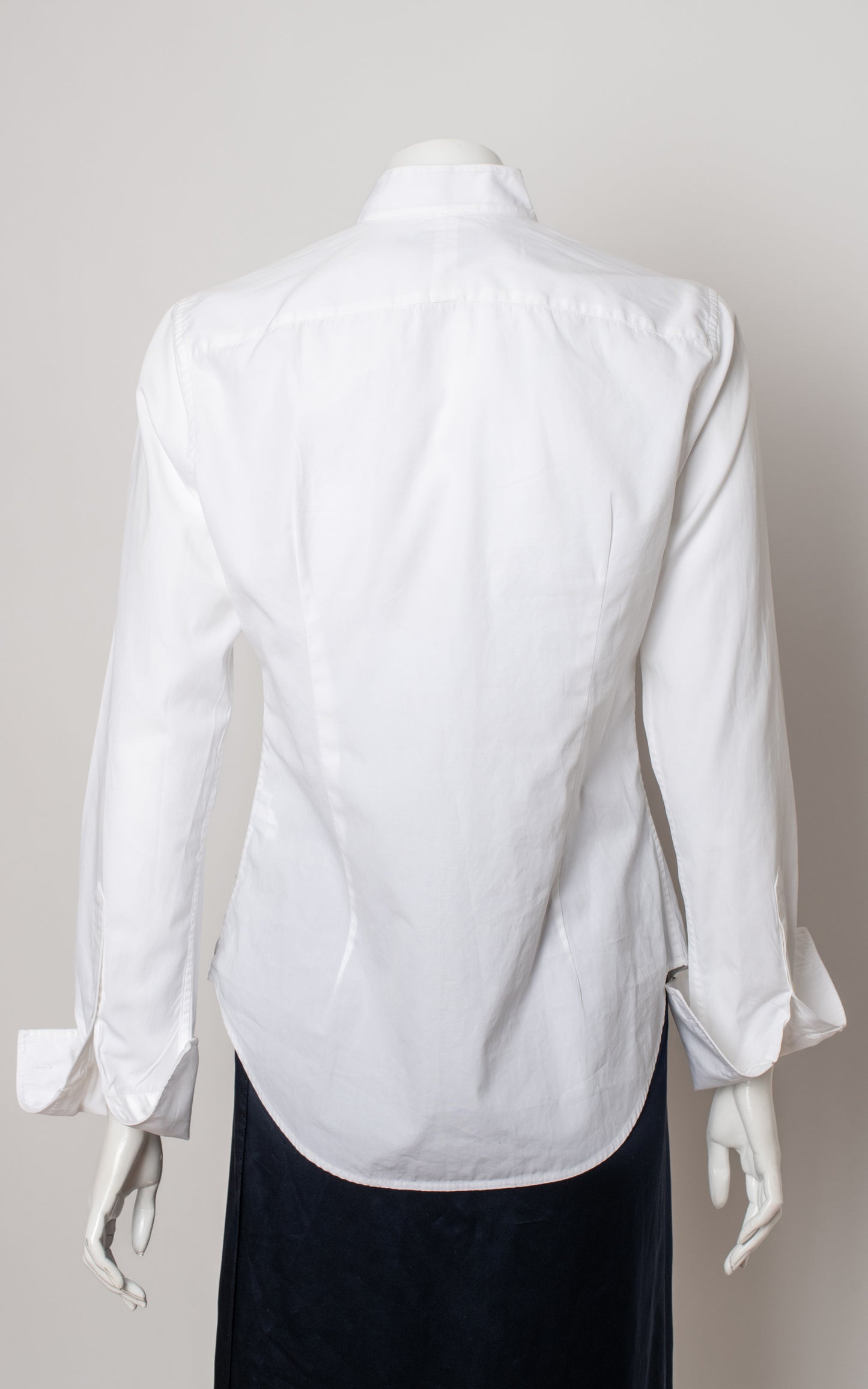 Camisa smoking con gemelos