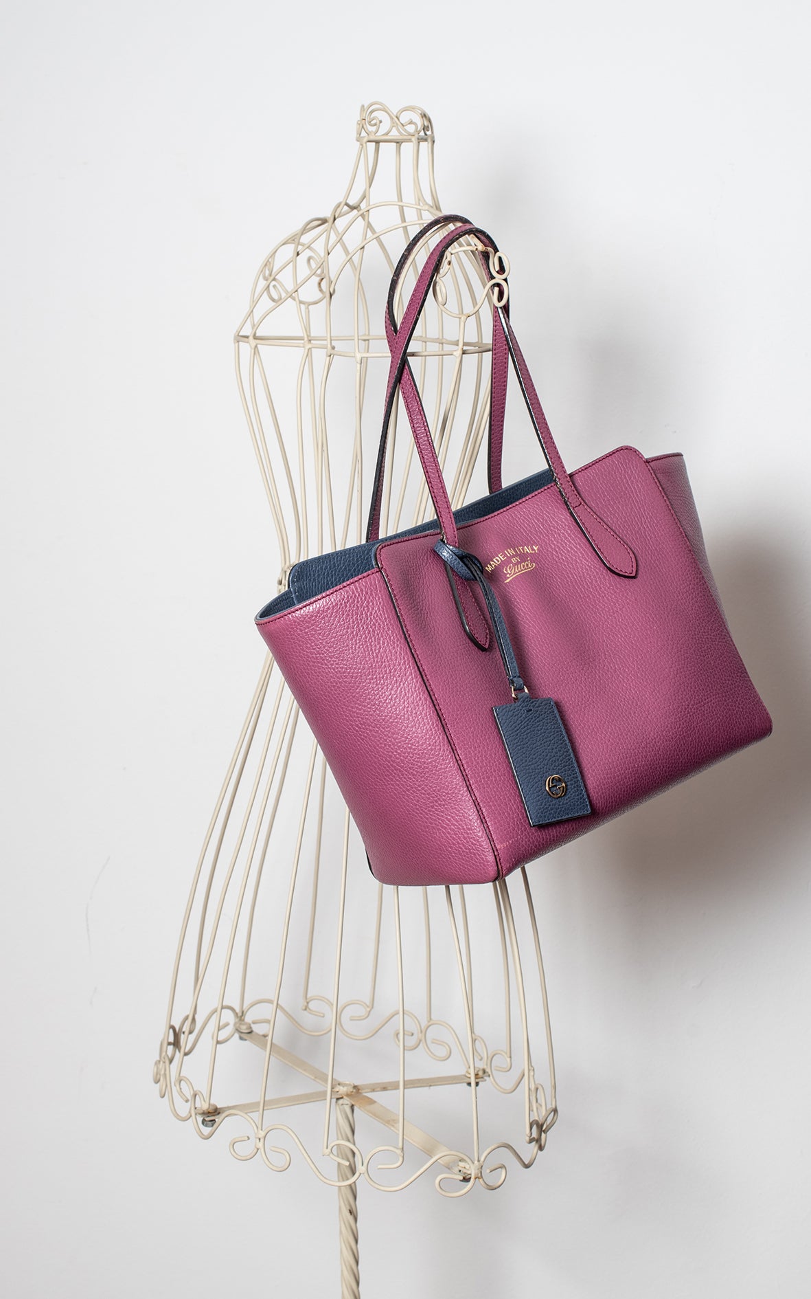 Gucci swing tote mediano malva