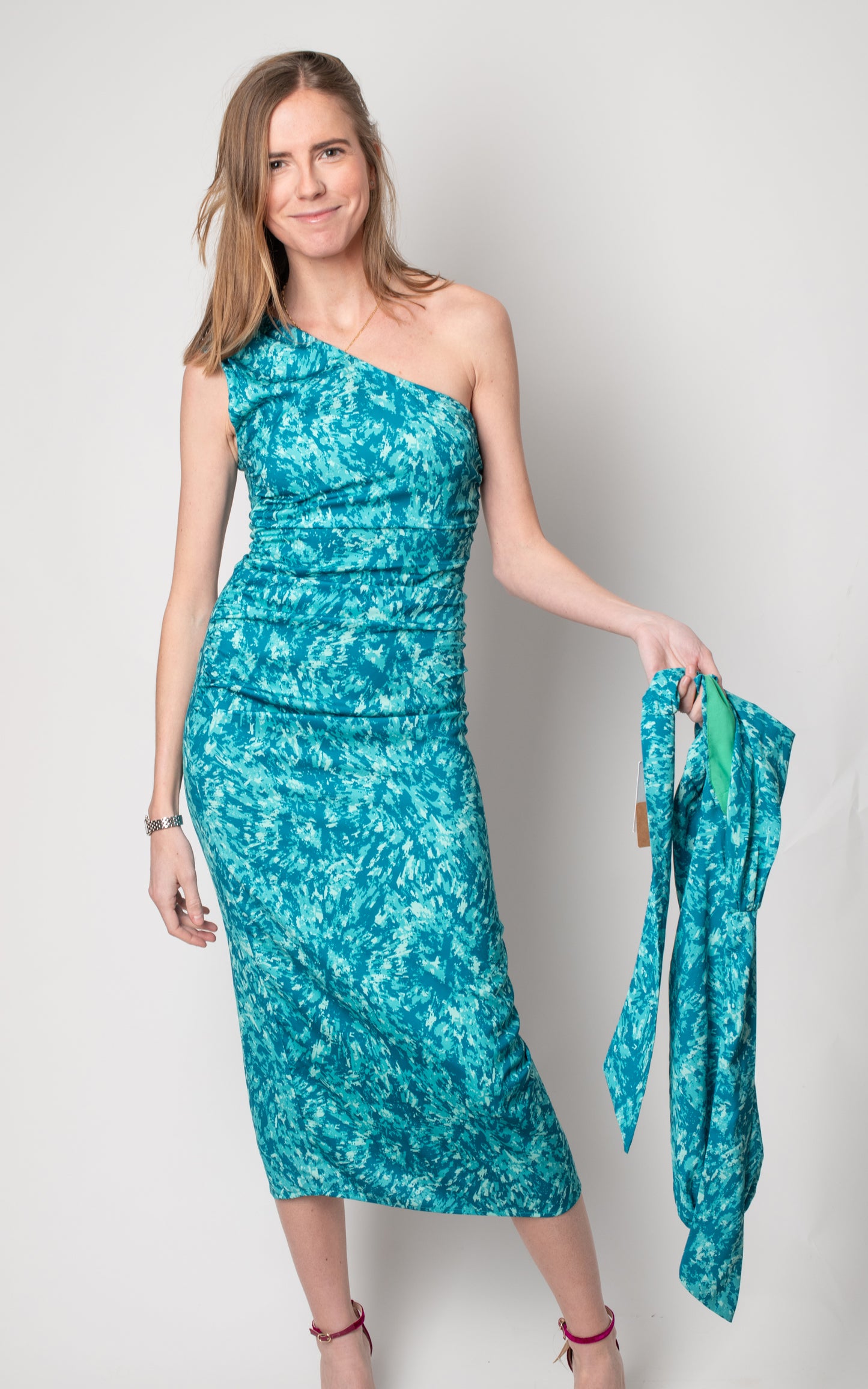 Vestido manga desmontable