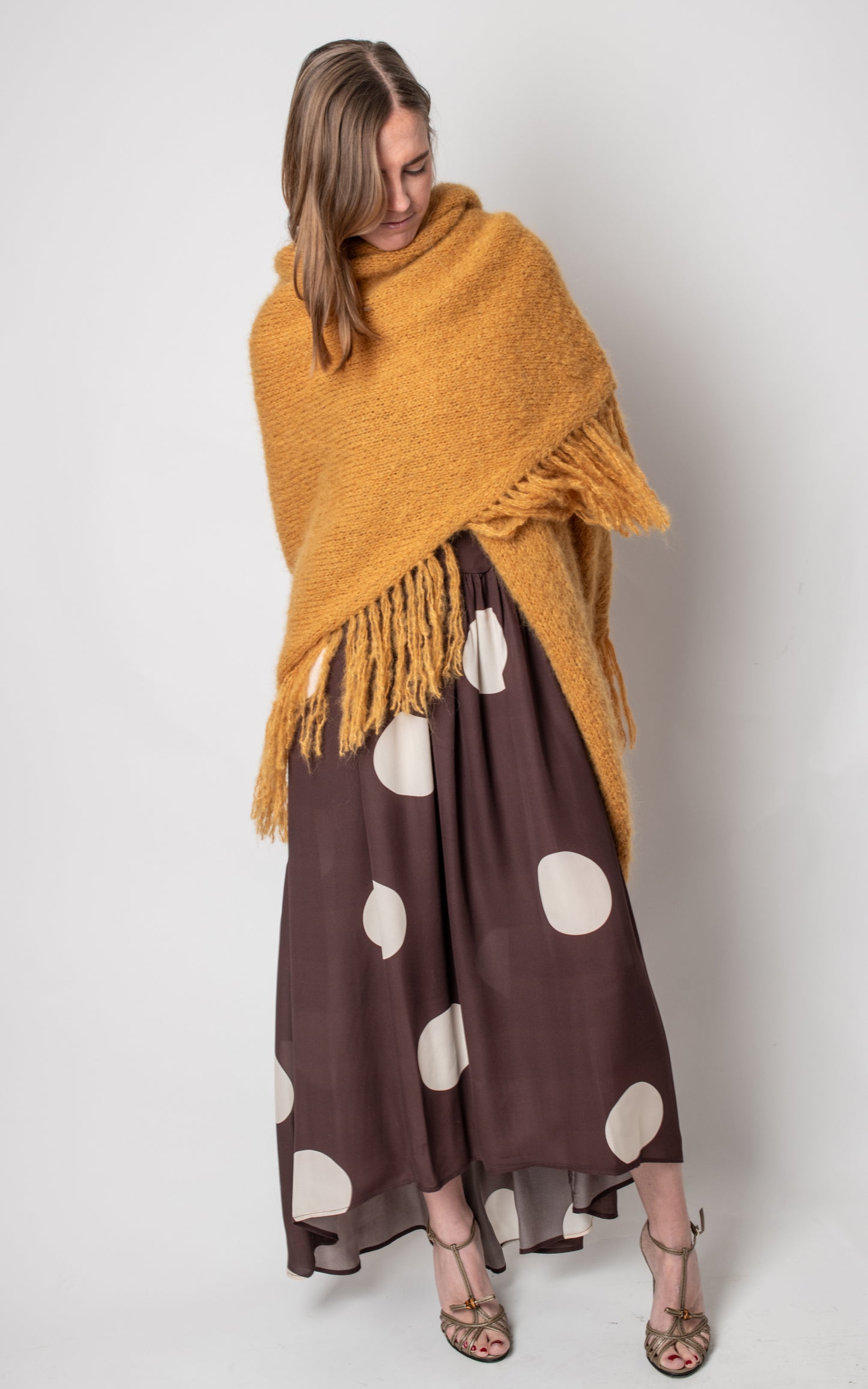 Vestido tirantes lunares