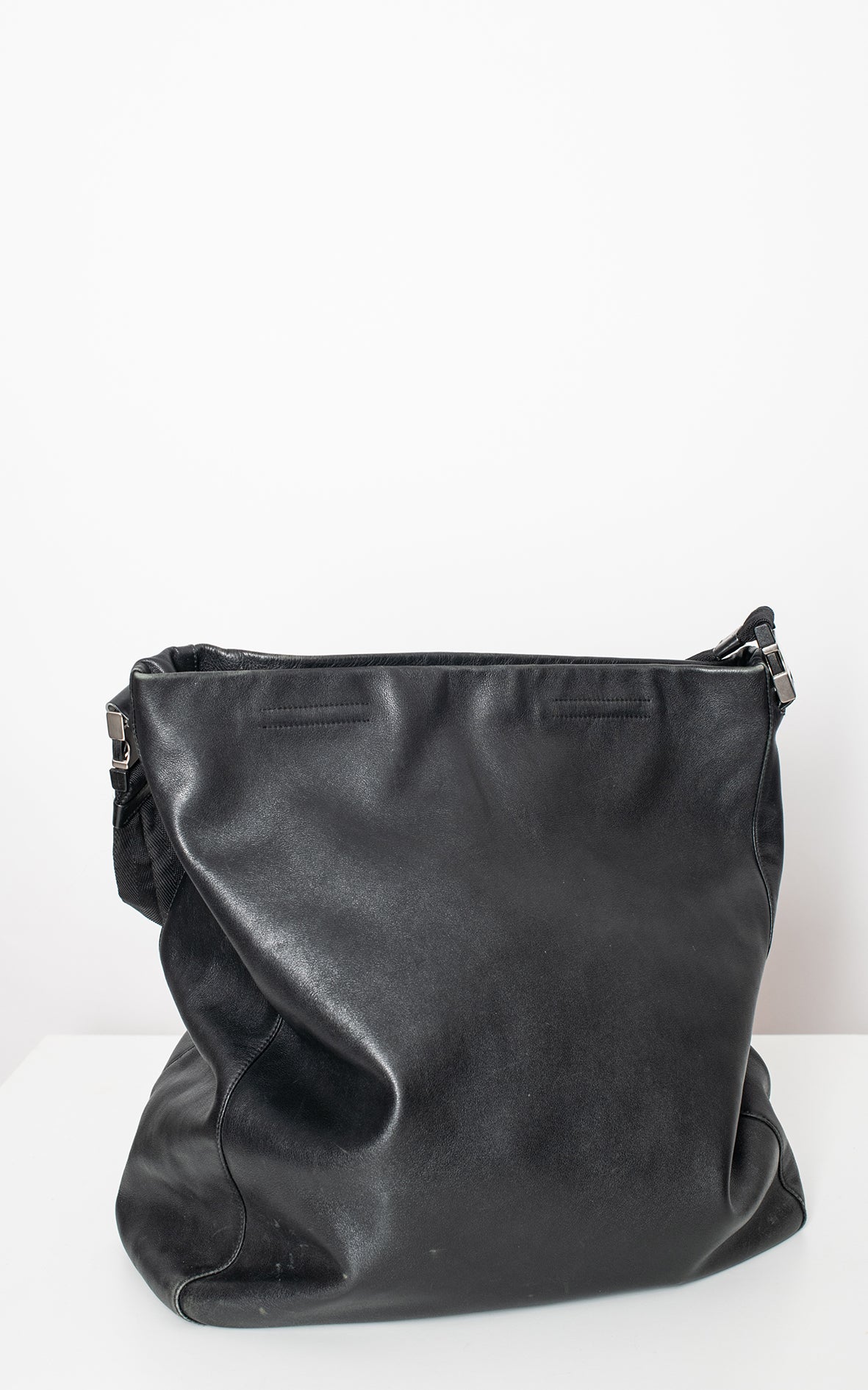 Maxi bolso negro piel