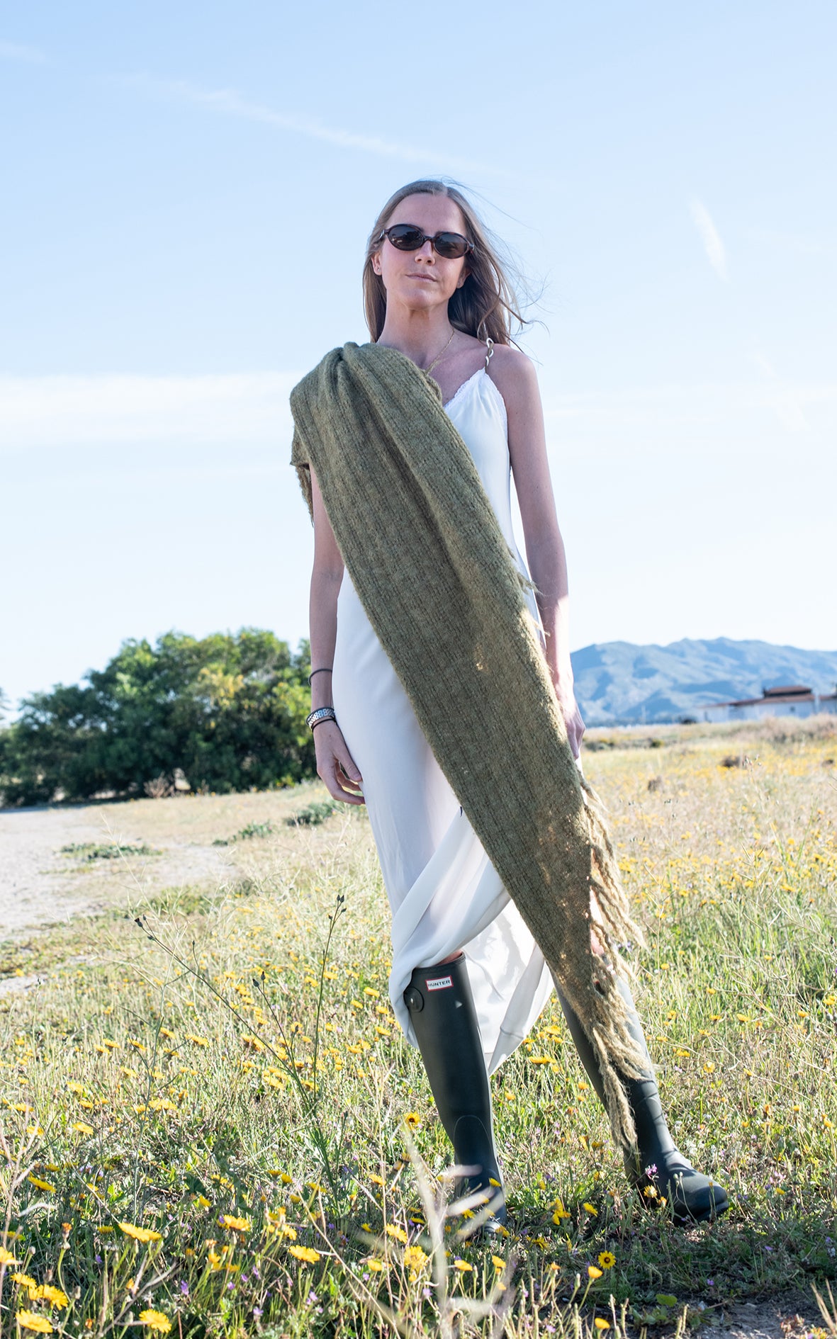 Vestido lencero blanco