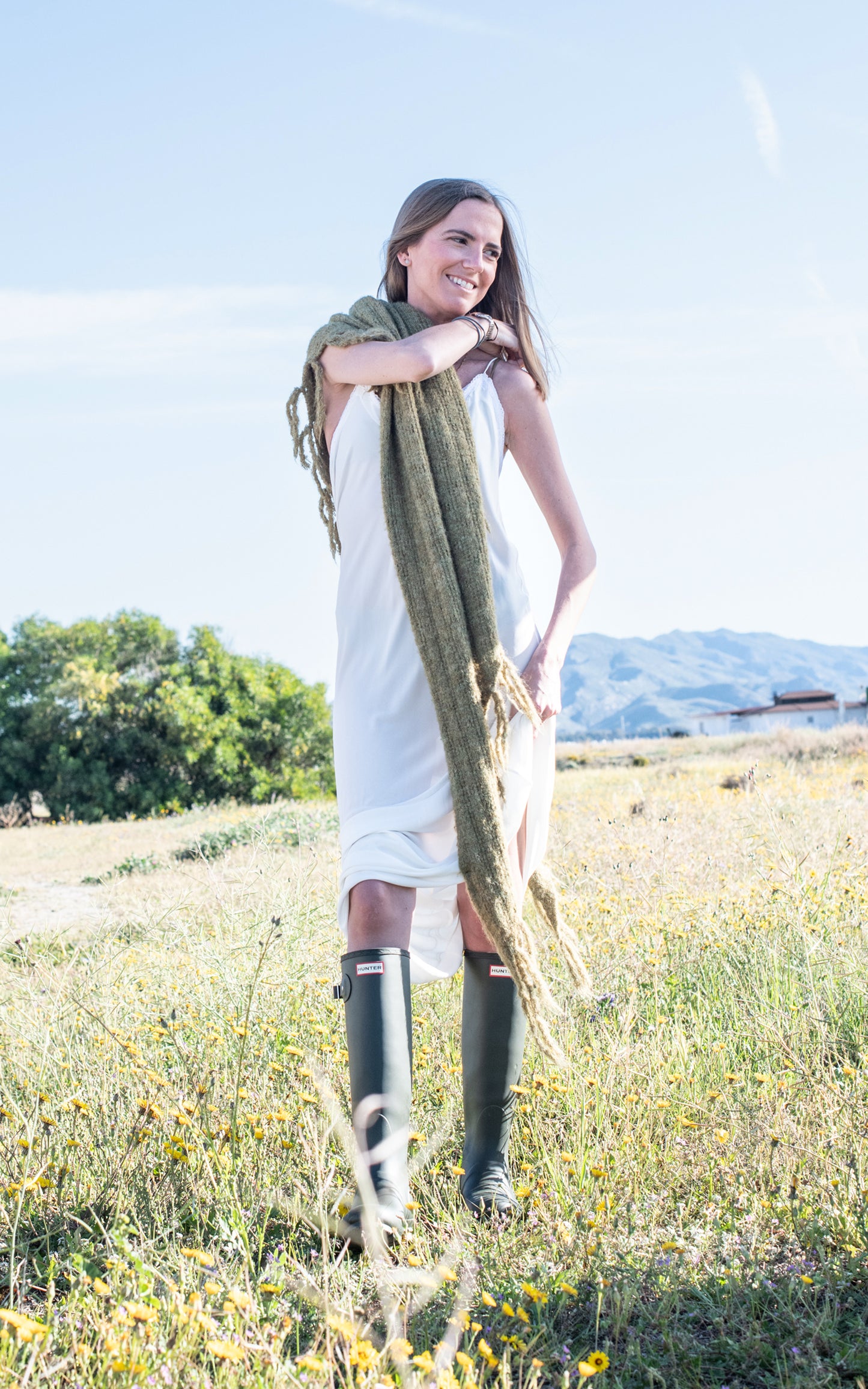 Vestido lencero blanco