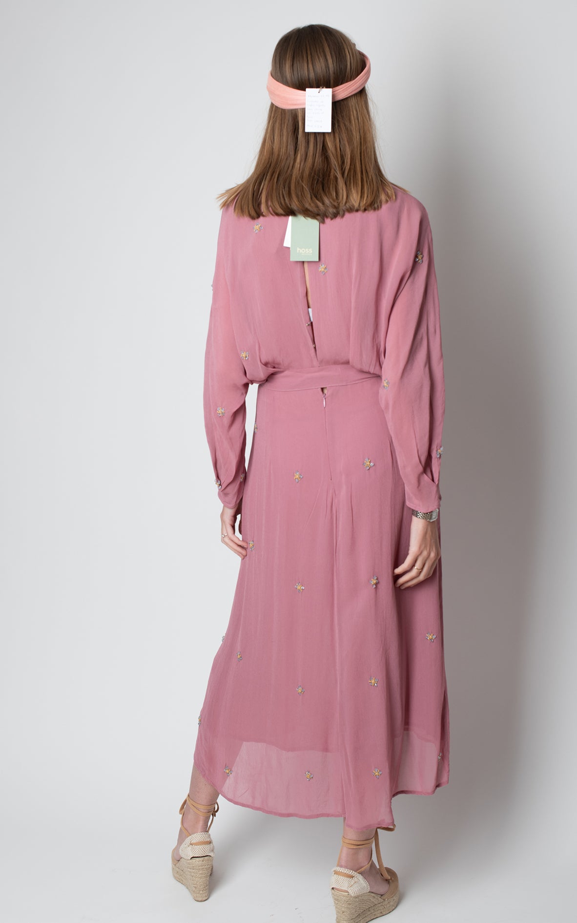 Vestido rosa palo