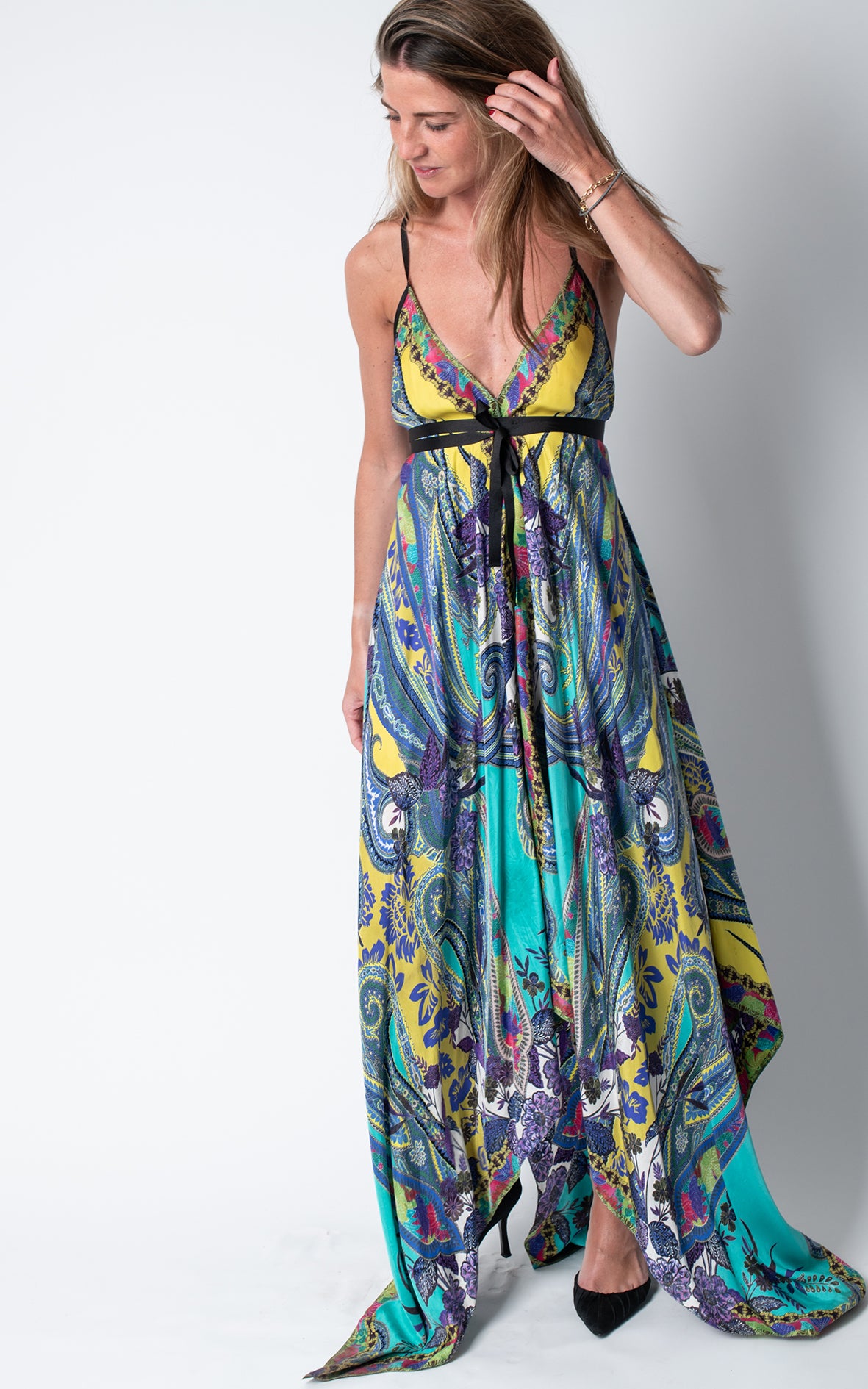 Vestido tirantes colores