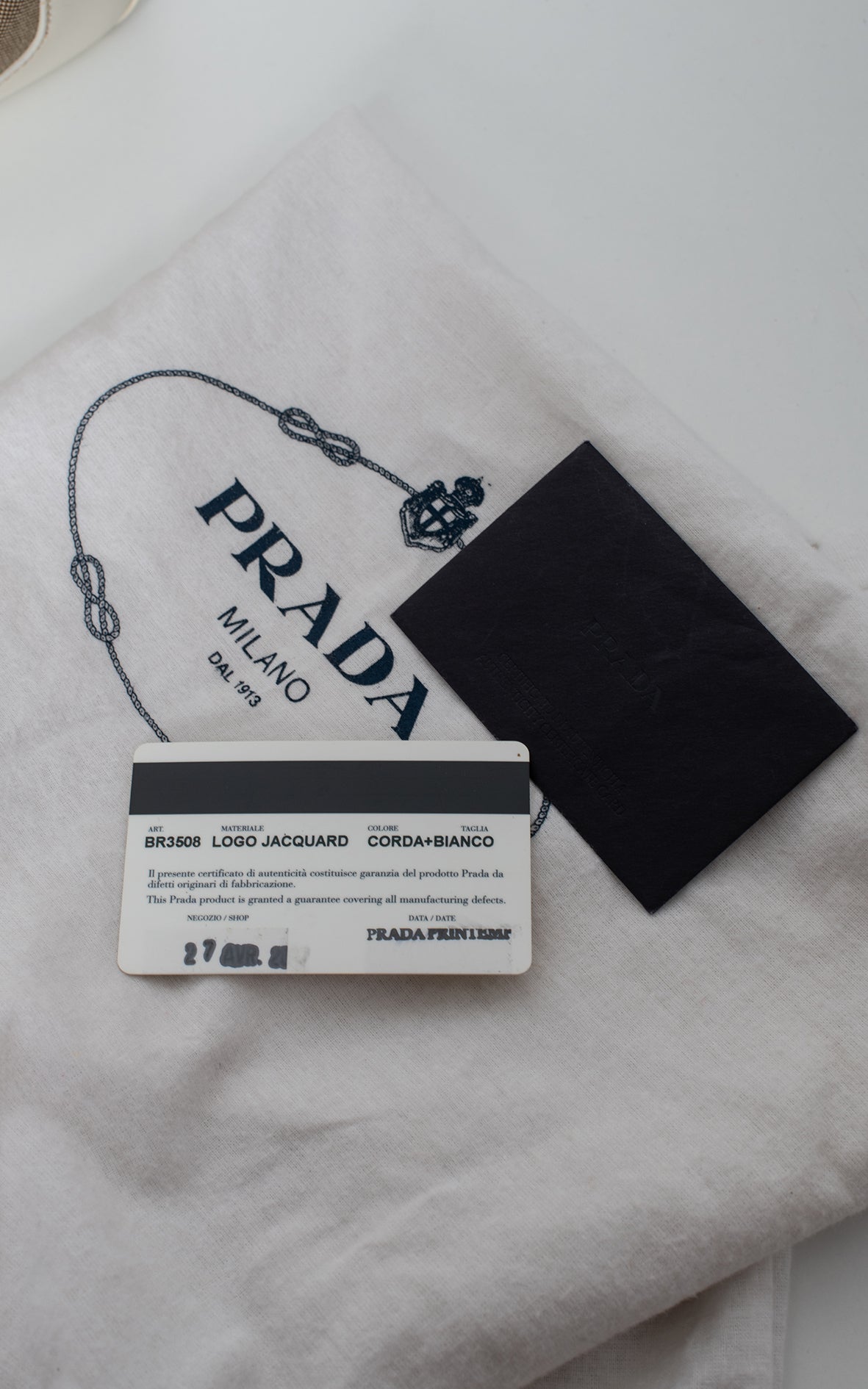 Bolso Prada lona