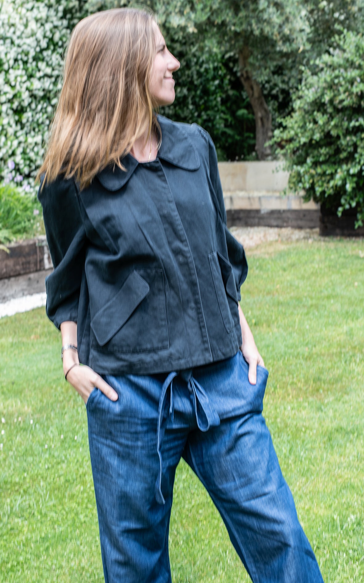 Chaqueta azul marino