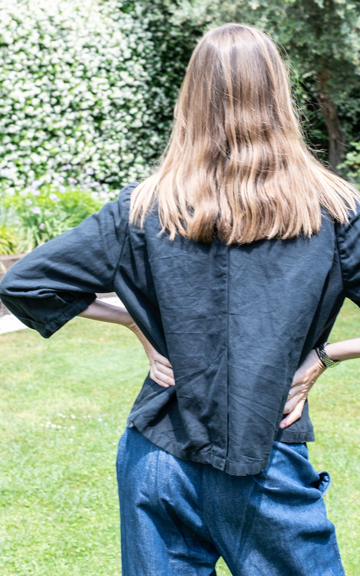 Chaqueta azul marino