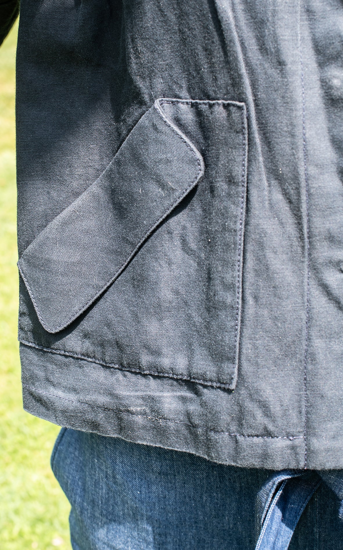 Chaqueta azul marino