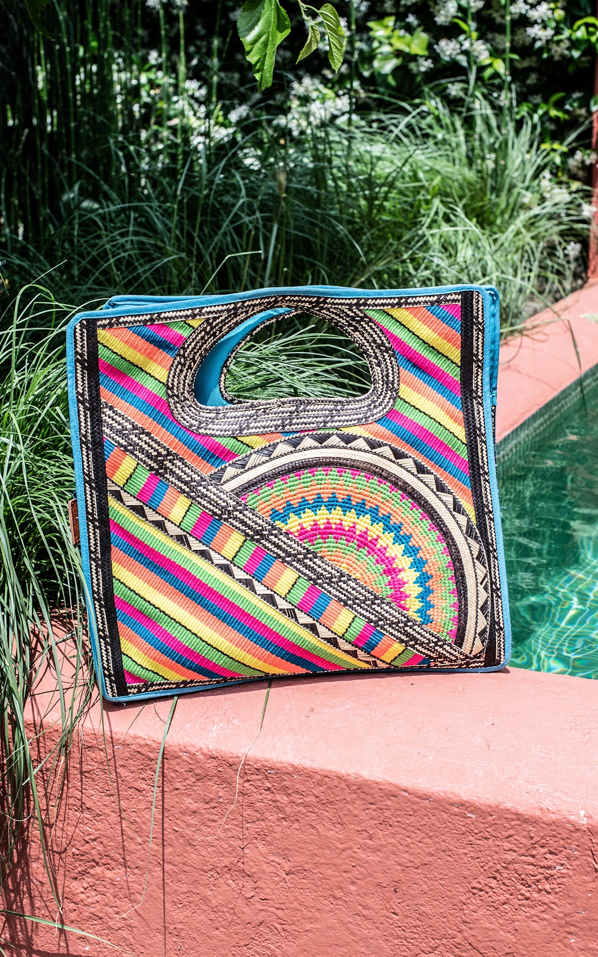 Bolso verano colores geometrico