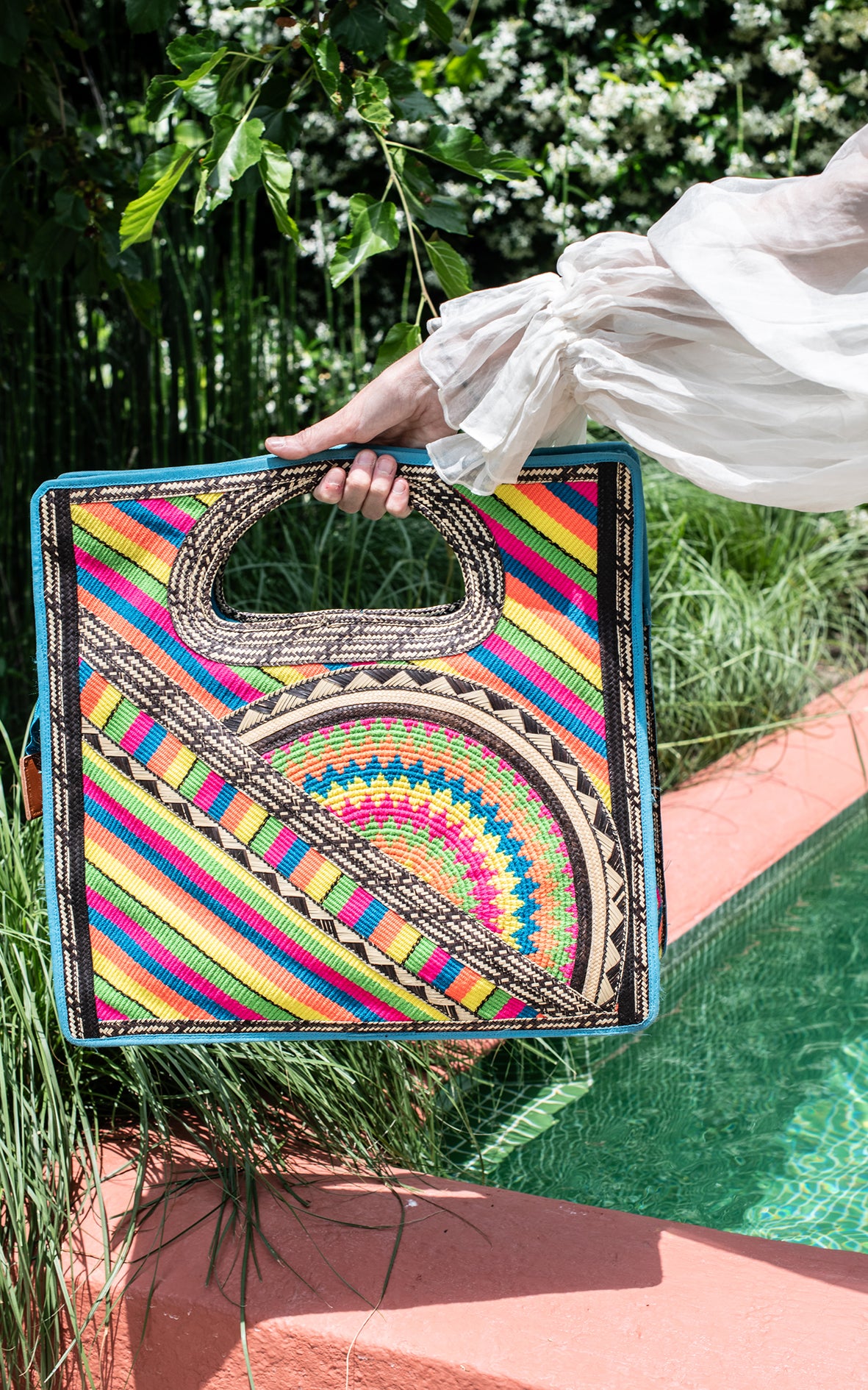 Bolso verano colores geometrico