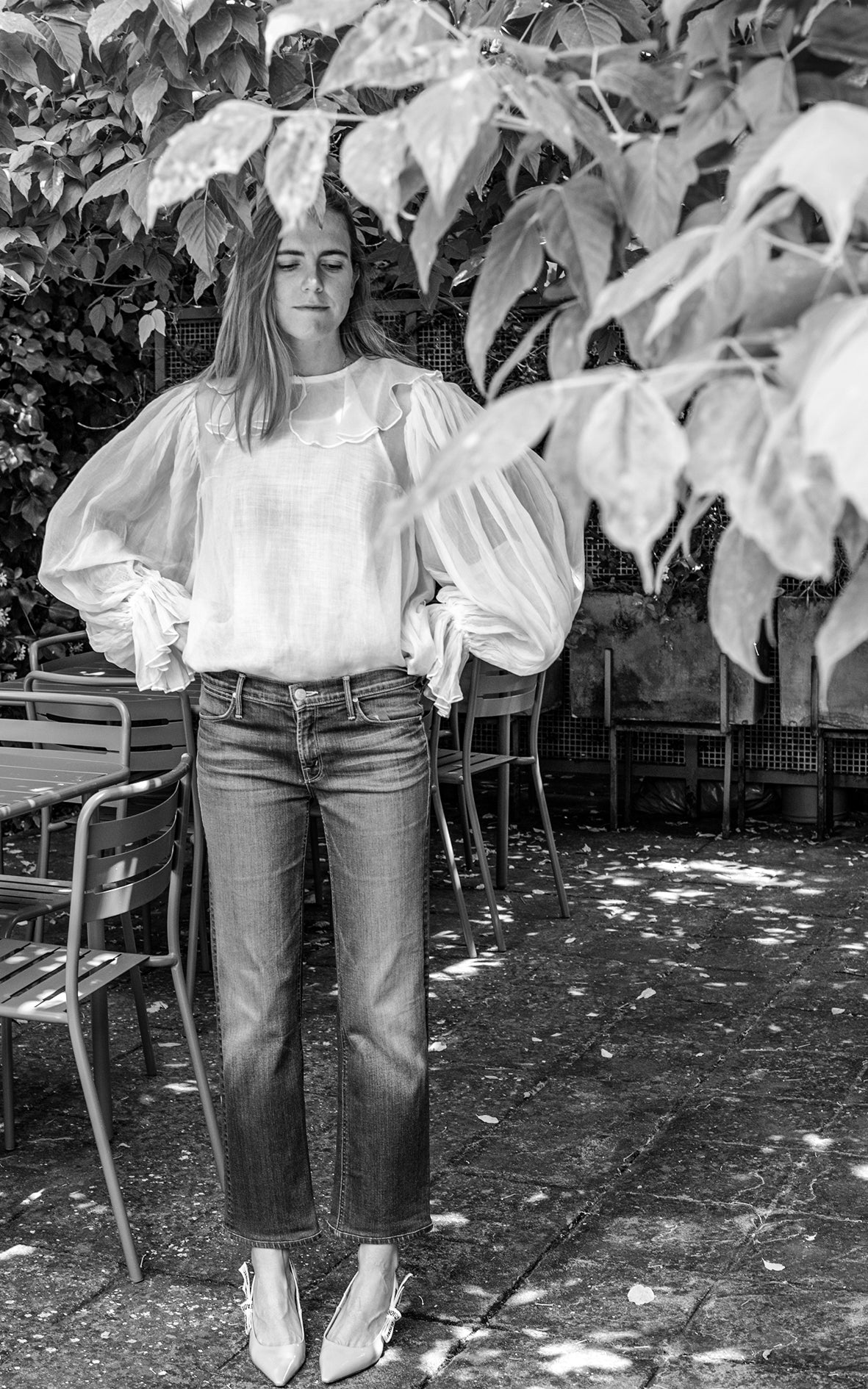 Blusa de tul