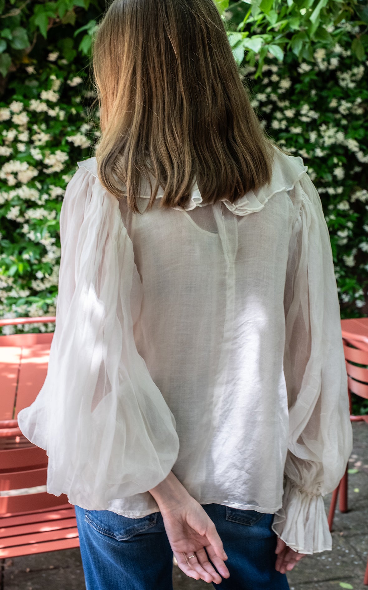 Blusa de tul