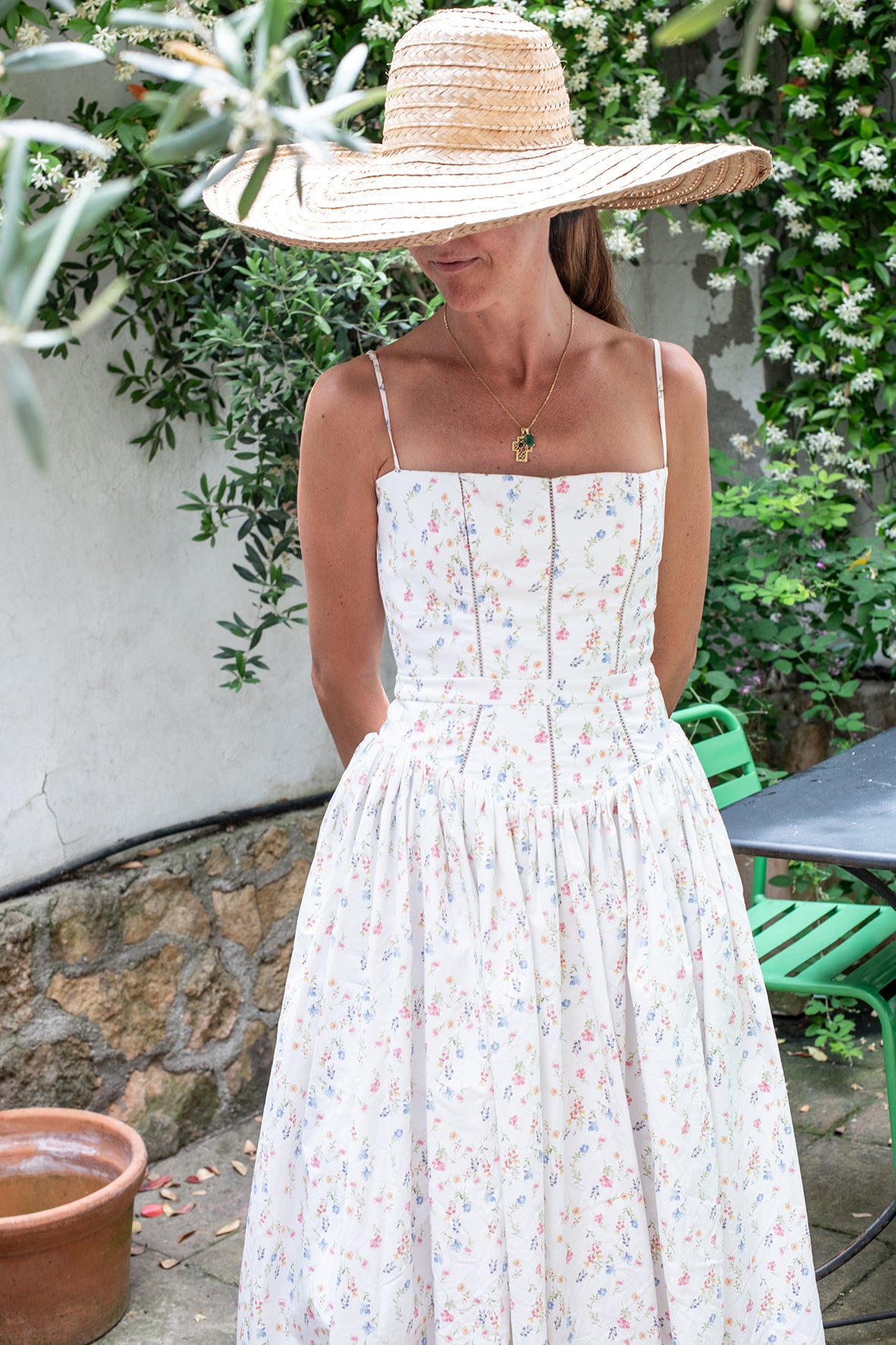 Vestido flores romántico