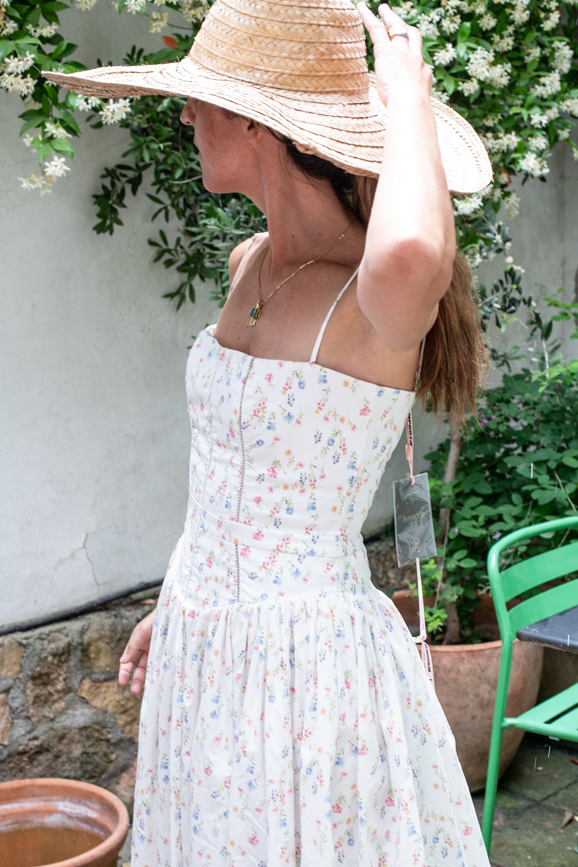 Vestido flores romántico
