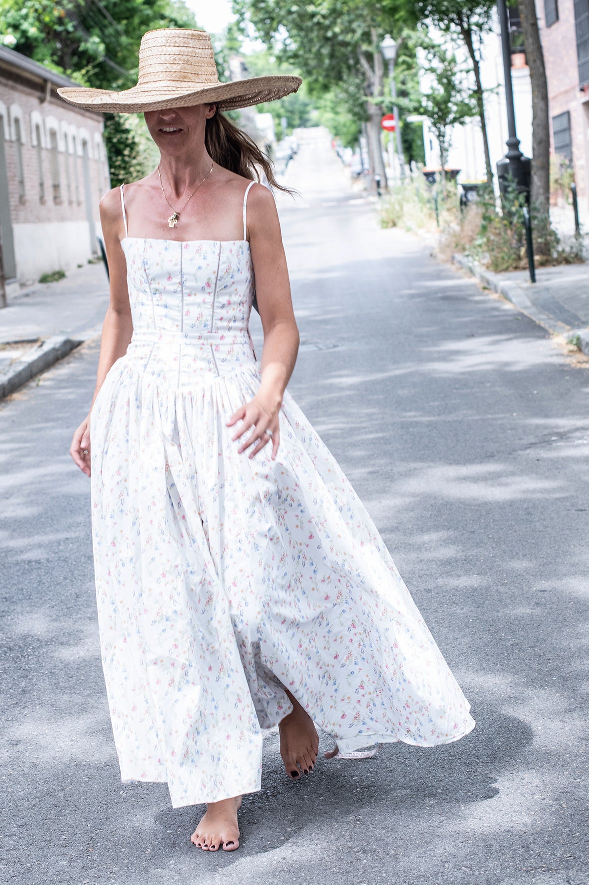 Vestido flores romántico