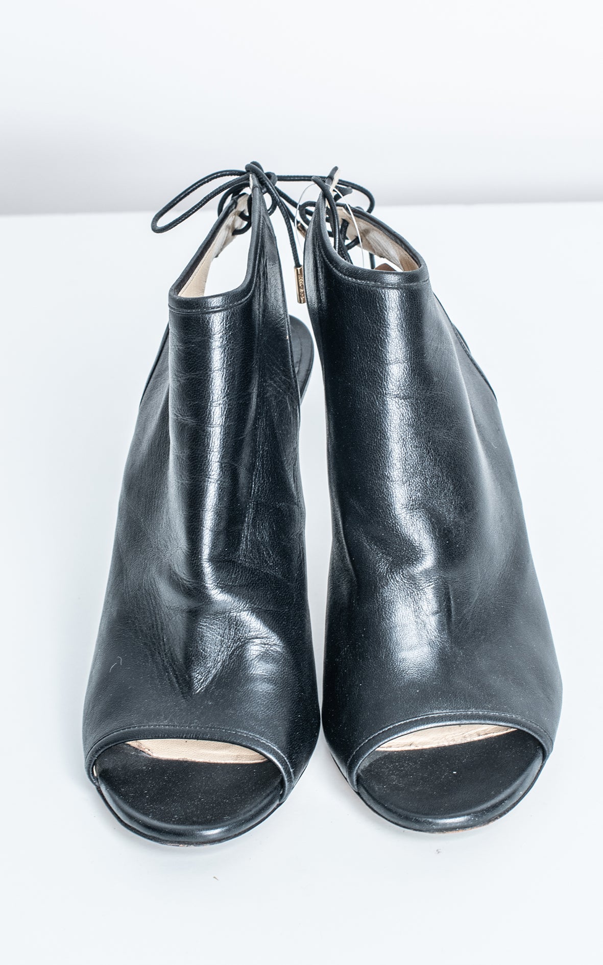 Sandalias de piel negras