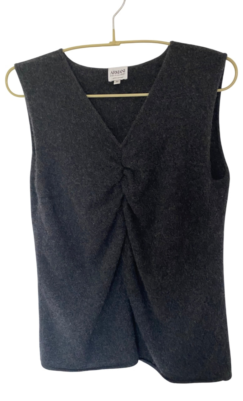 Jersey sin mangas cashmere