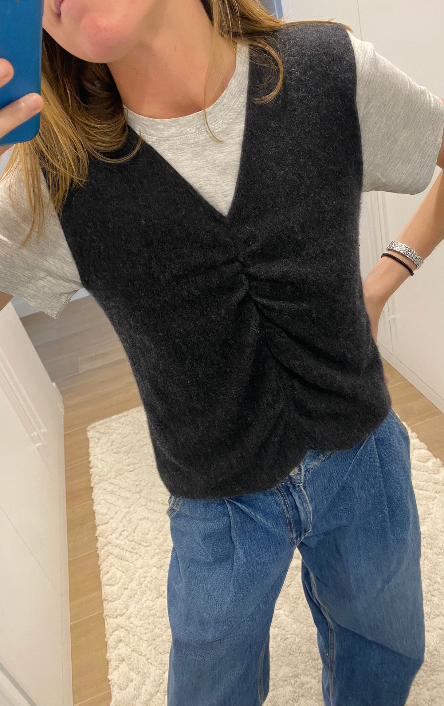 Jersey sin mangas cashmere