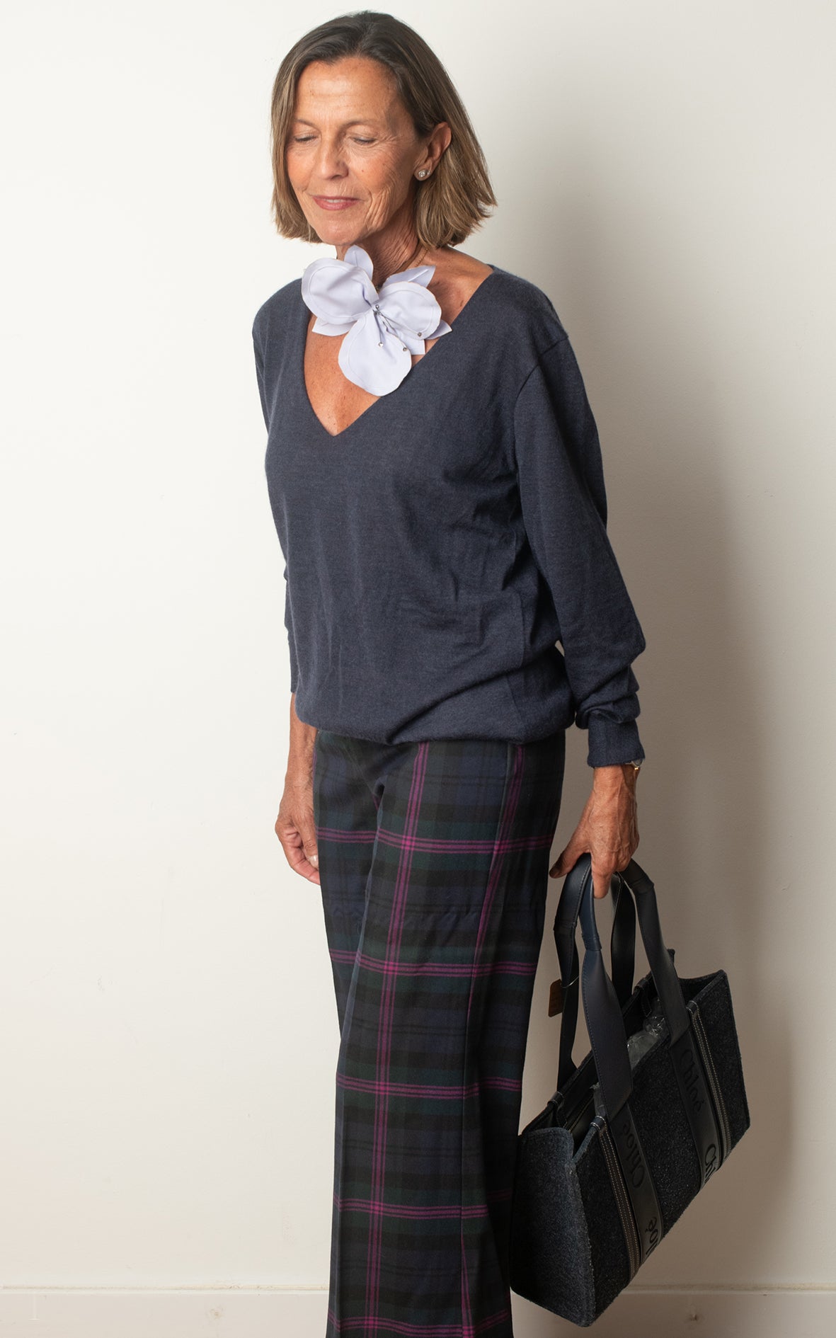 Jersey azul cashmere