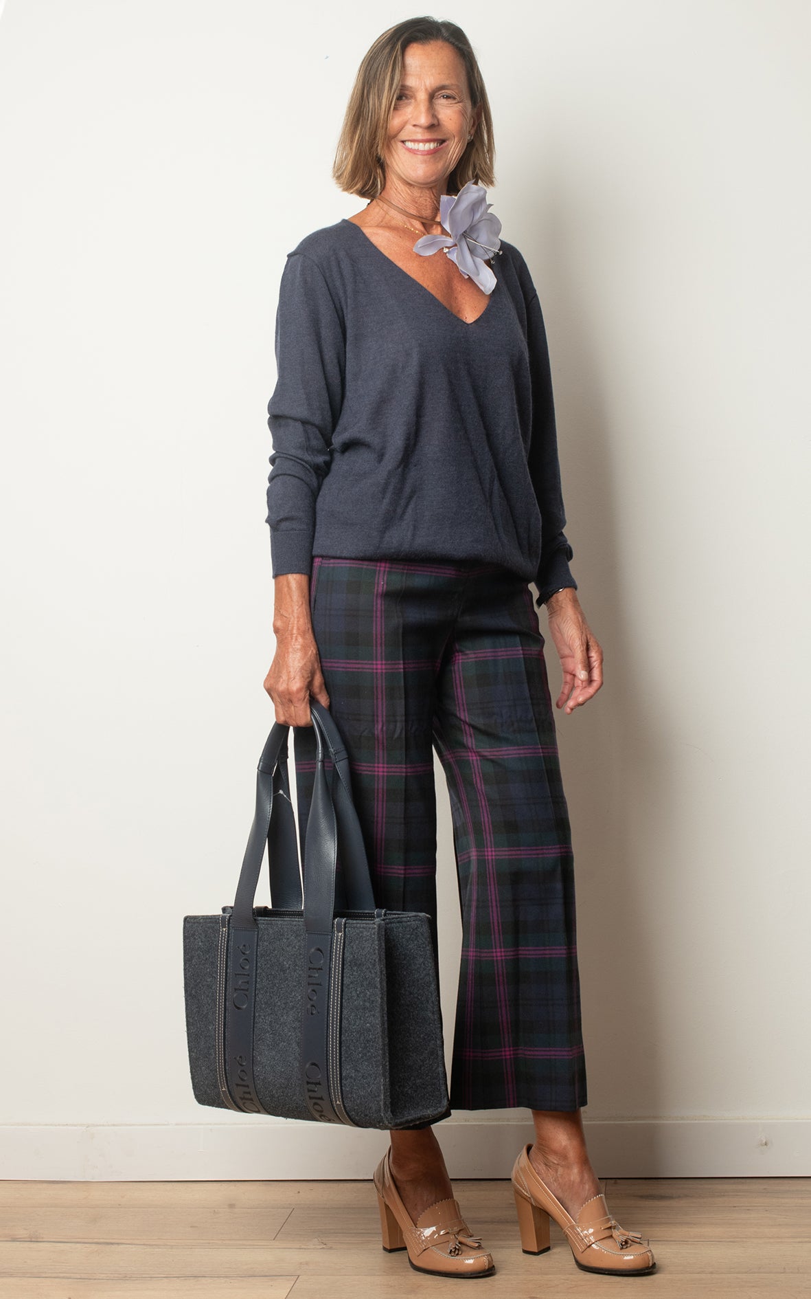 Jersey azul cashmere