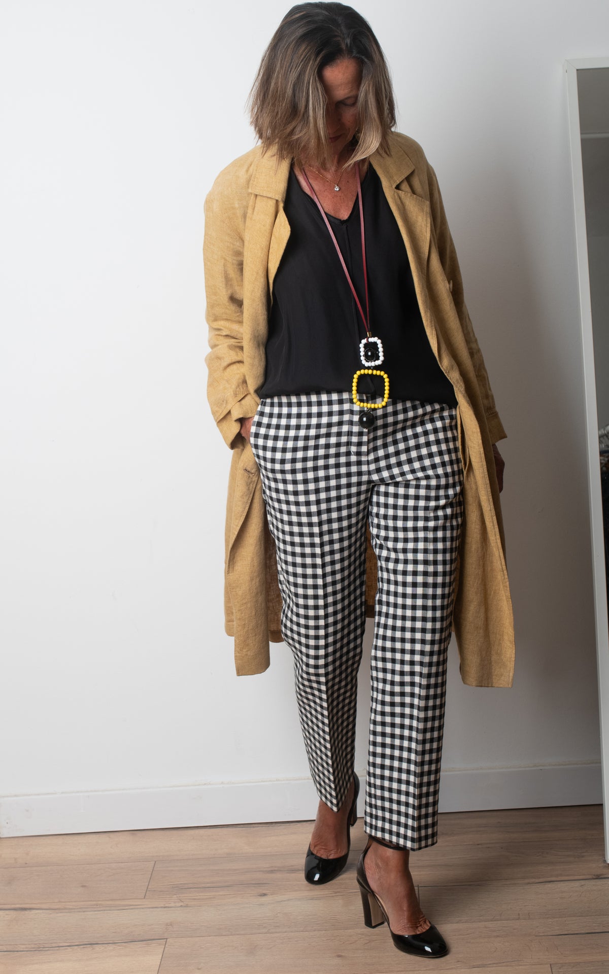 Pantalones de cuadros