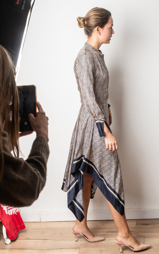 Vestido seda