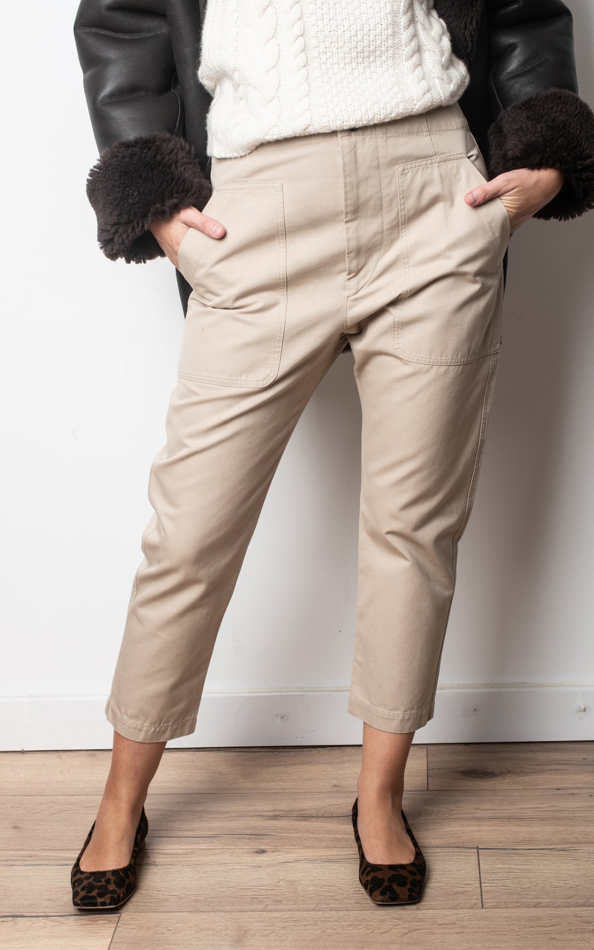 Pantalones beige