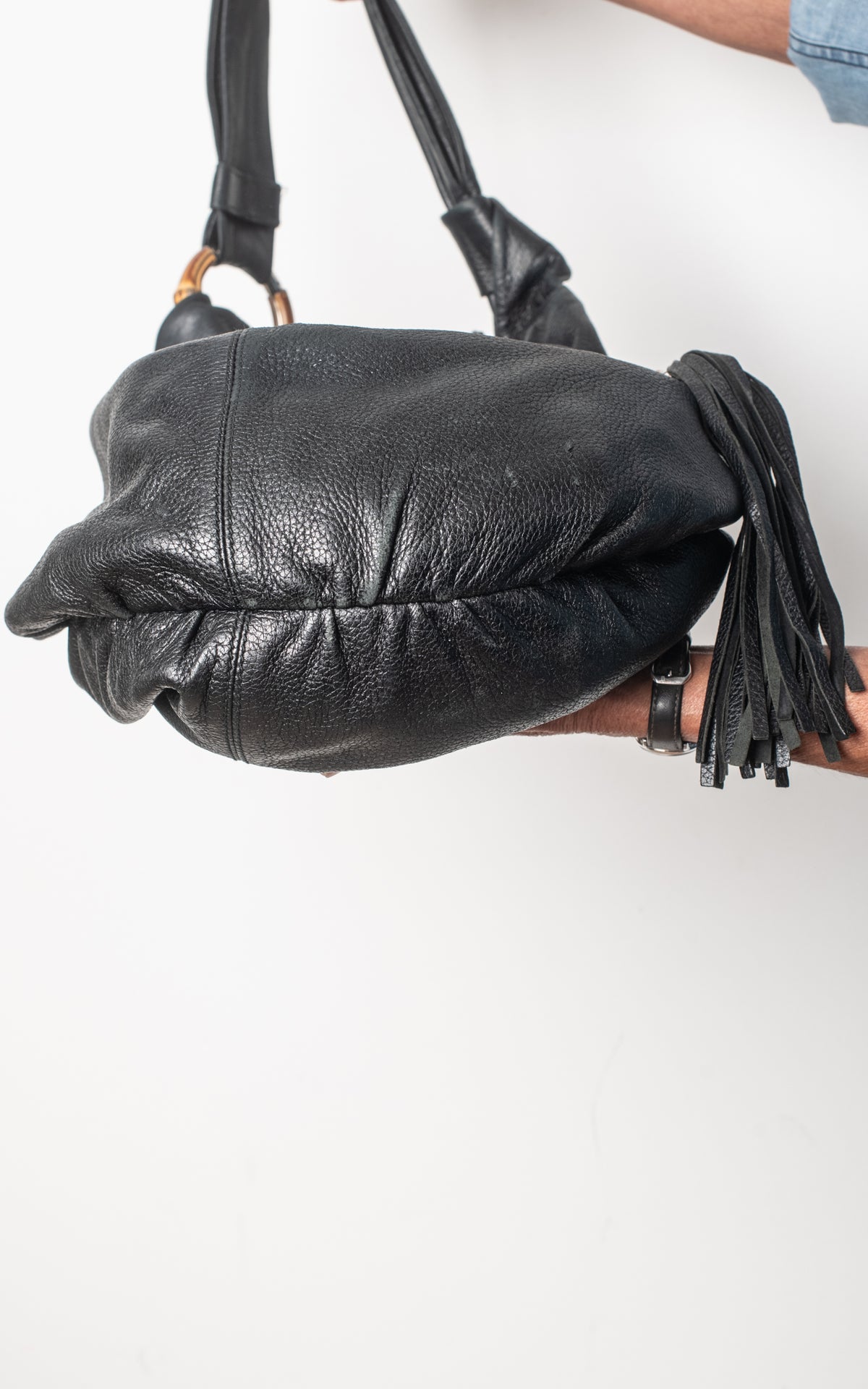 Gucci bamboo hobo