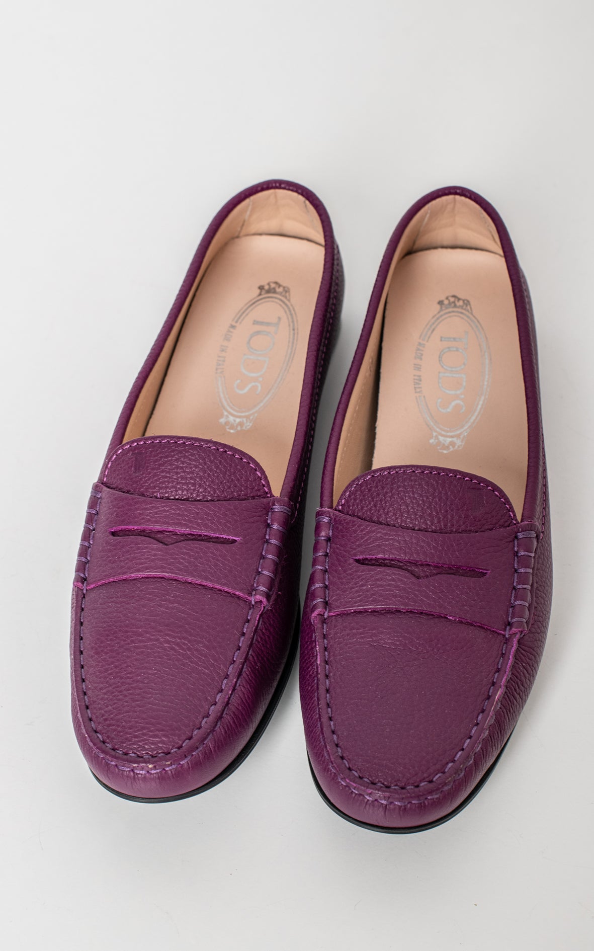 Mocasines morados