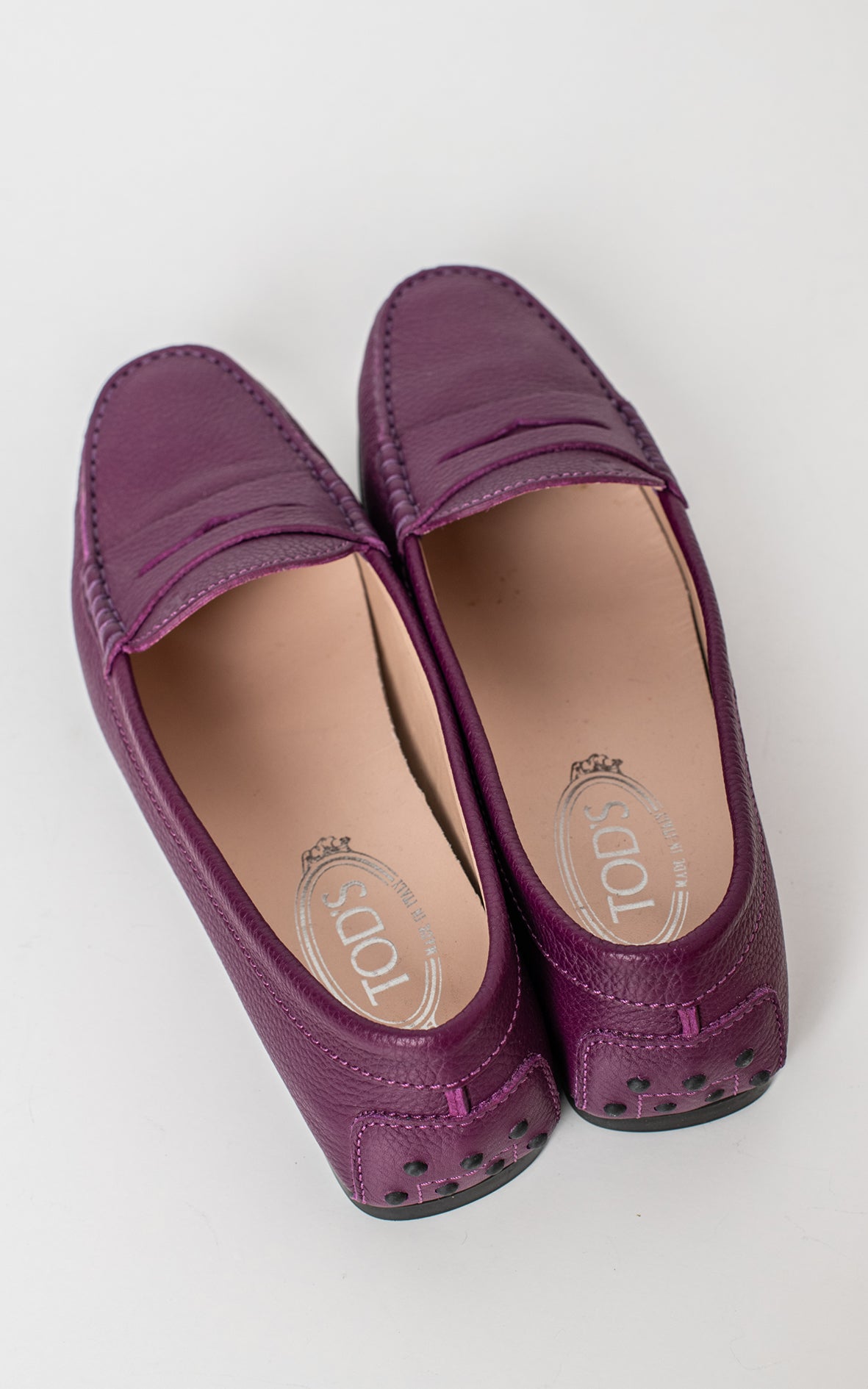 Mocasines morados