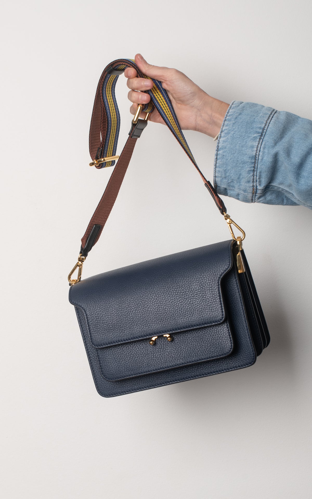 Bolso trunk azul oscuro