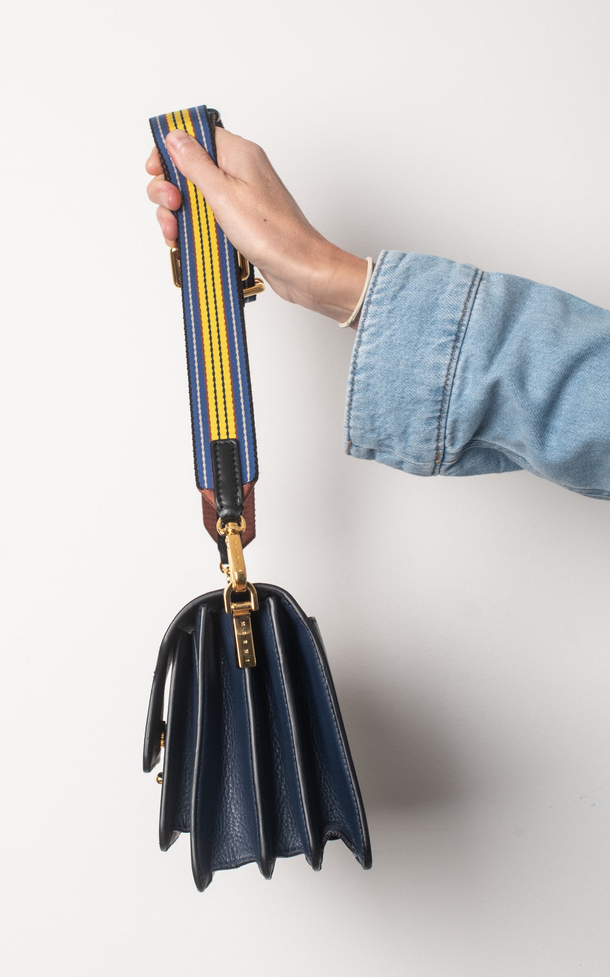 Bolso trunk azul oscuro