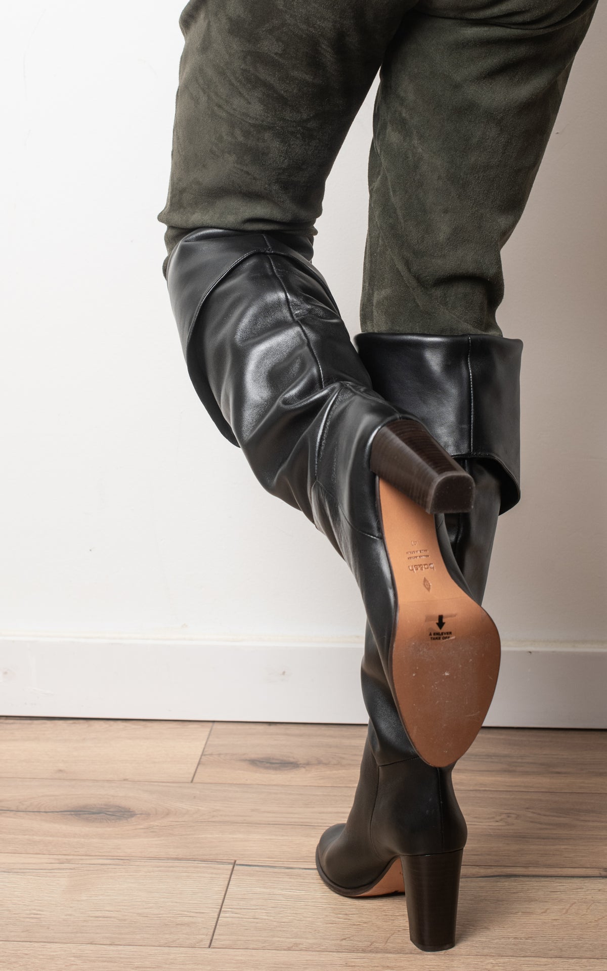 Botas de piel
