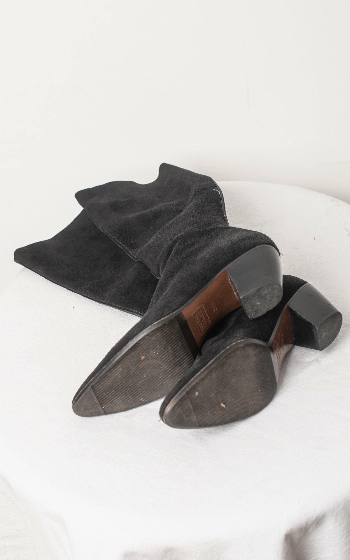 Botas altas de ante