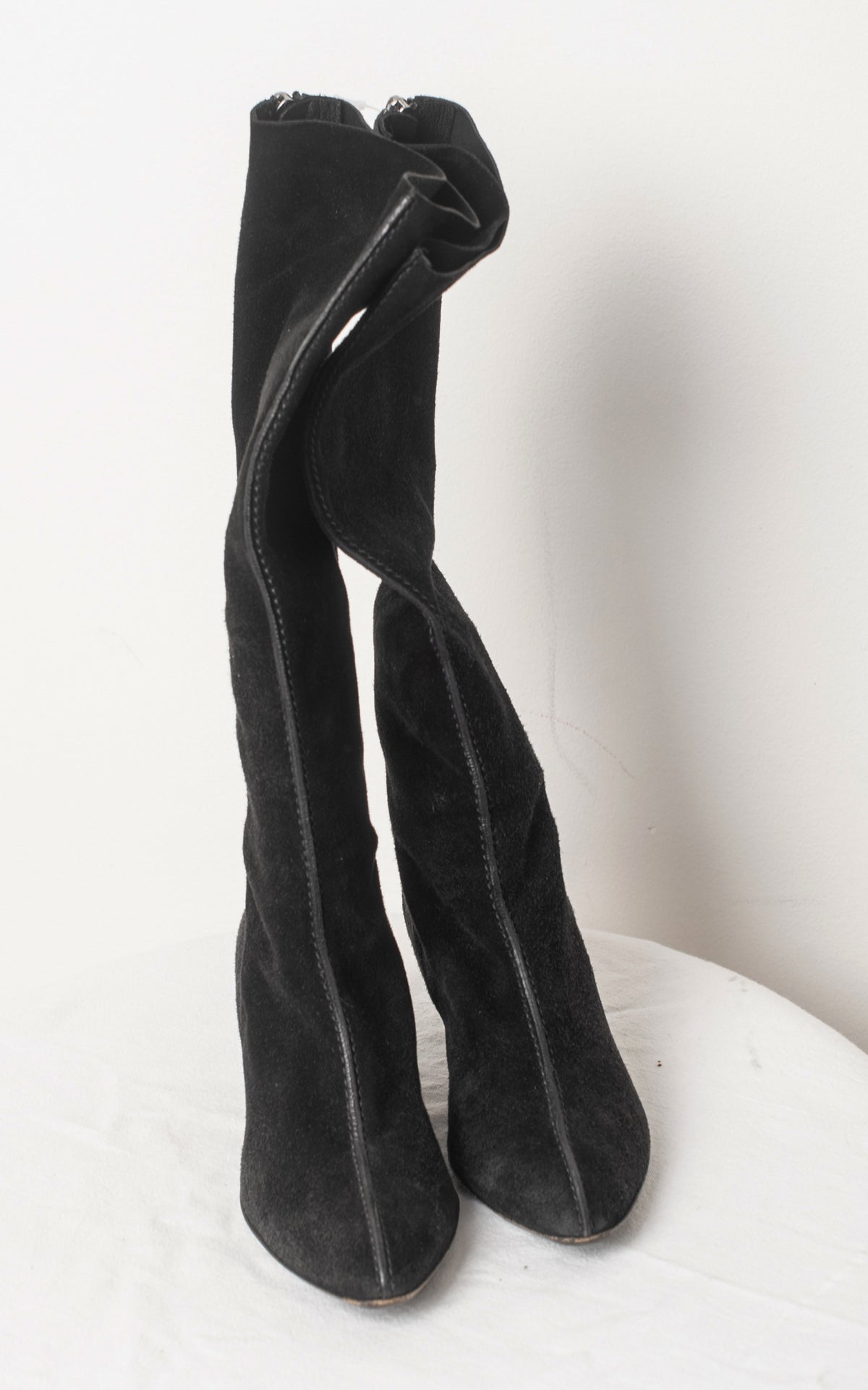 Botas altas de ante