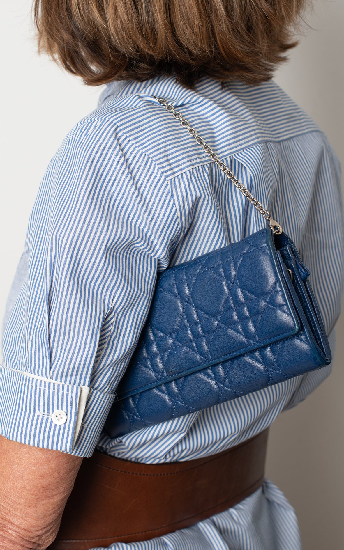 Mini bolso acolchado Cannage