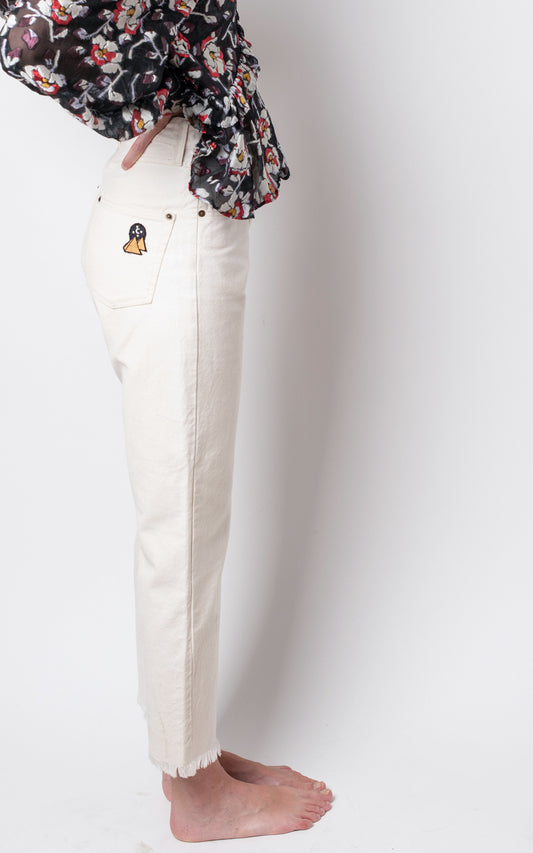 Pantalón blanco roto