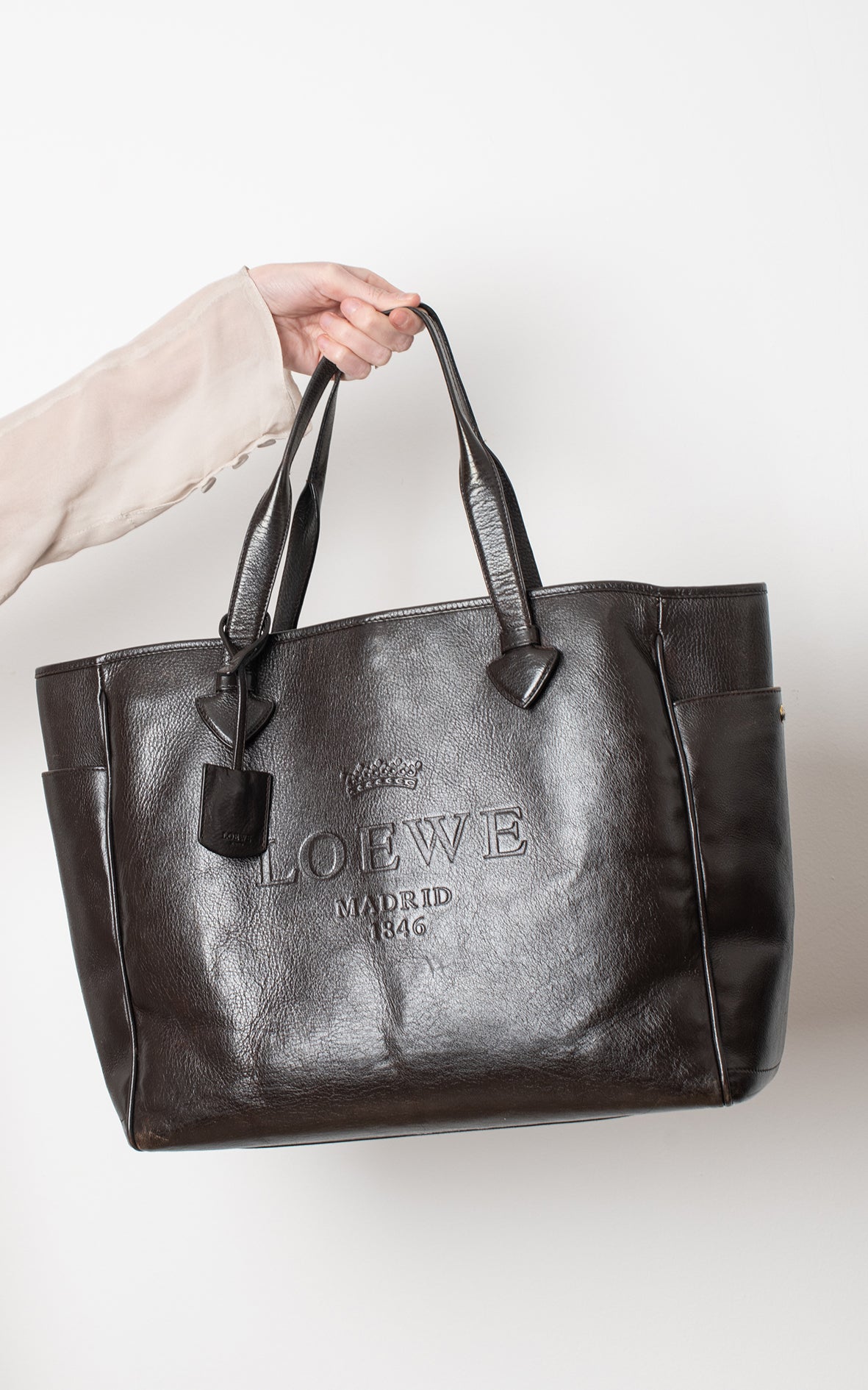 Bolso heritage marrón chocolate