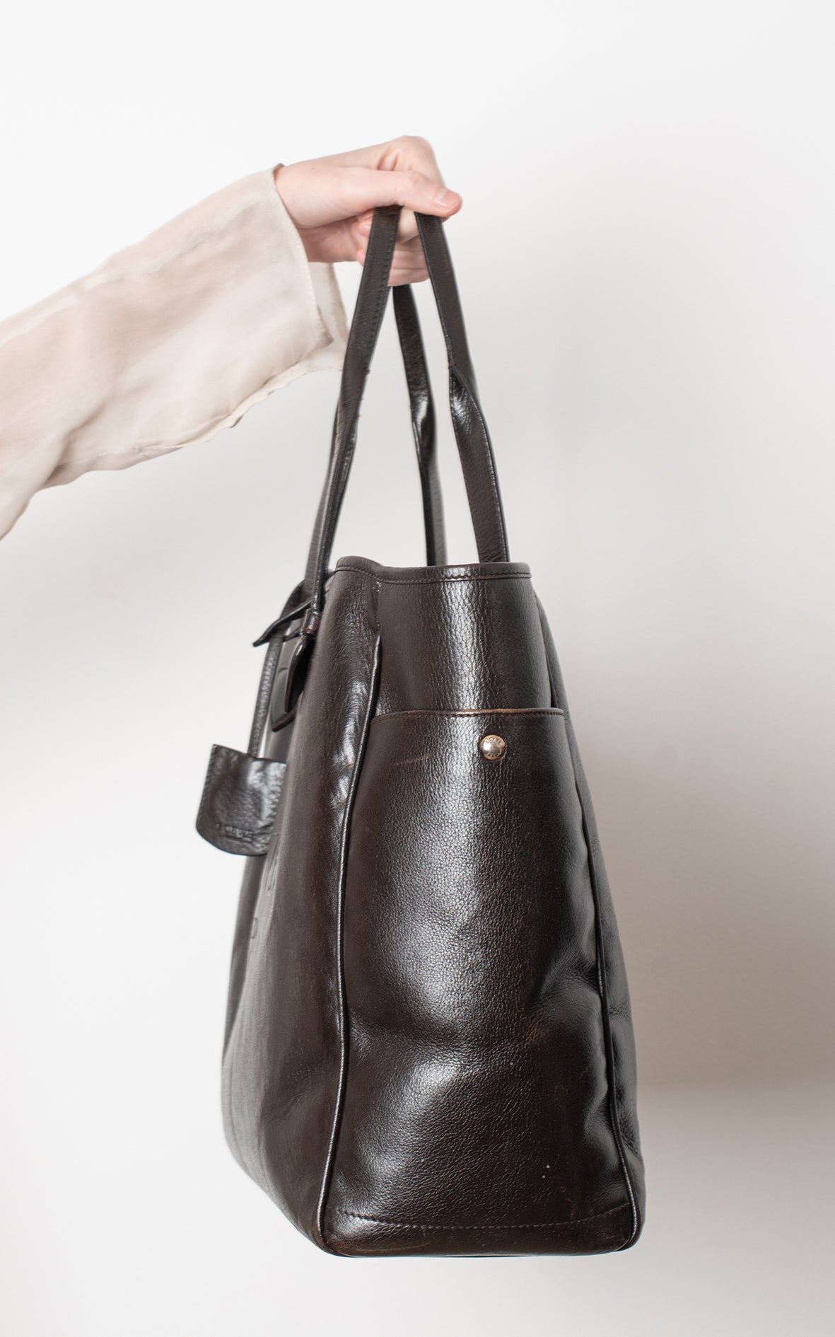 Bolso heritage marrón chocolate