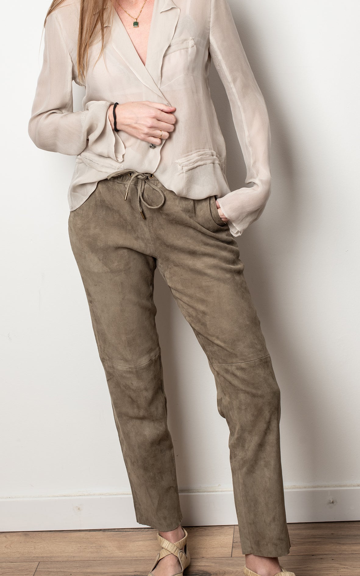 Pantalones de ante