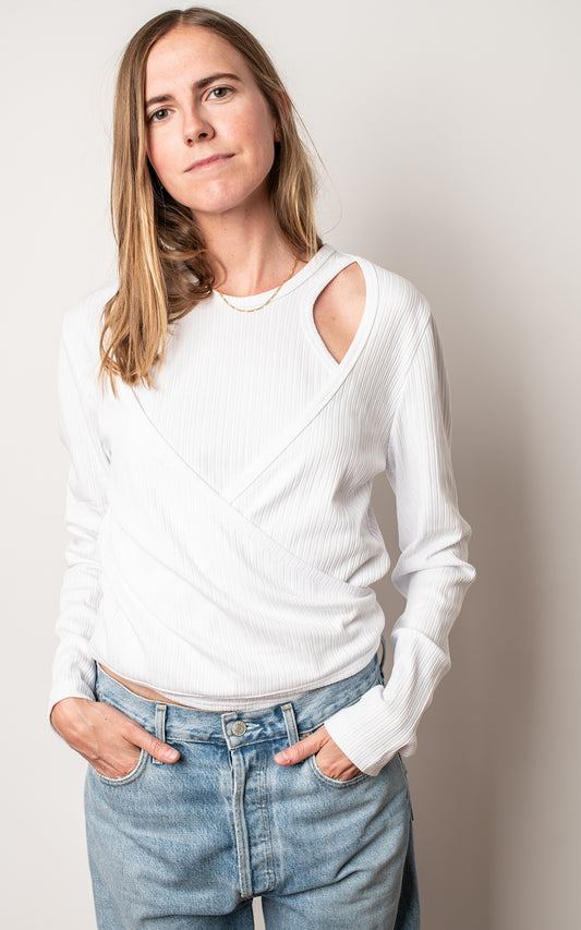 Camiseta blanca doble