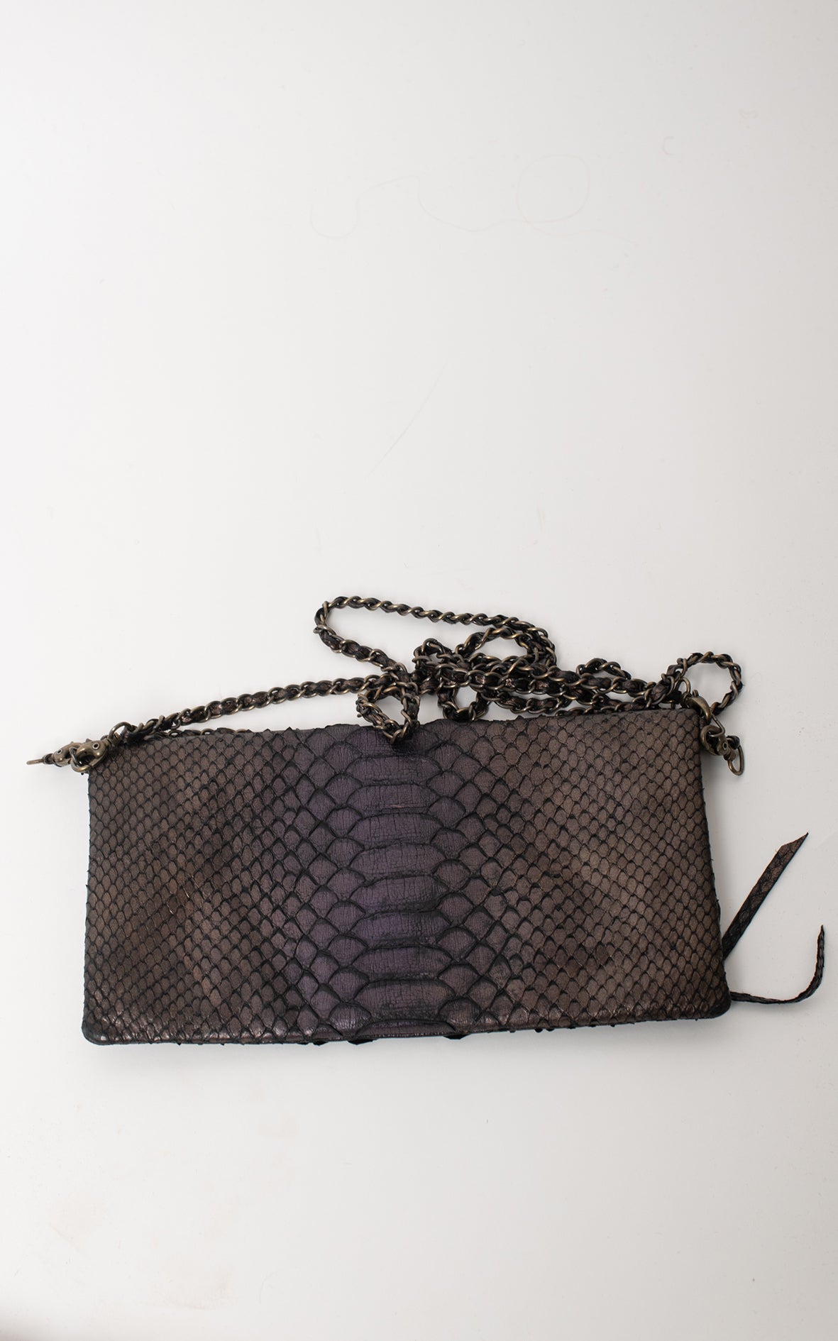 Bolso piel serpiente