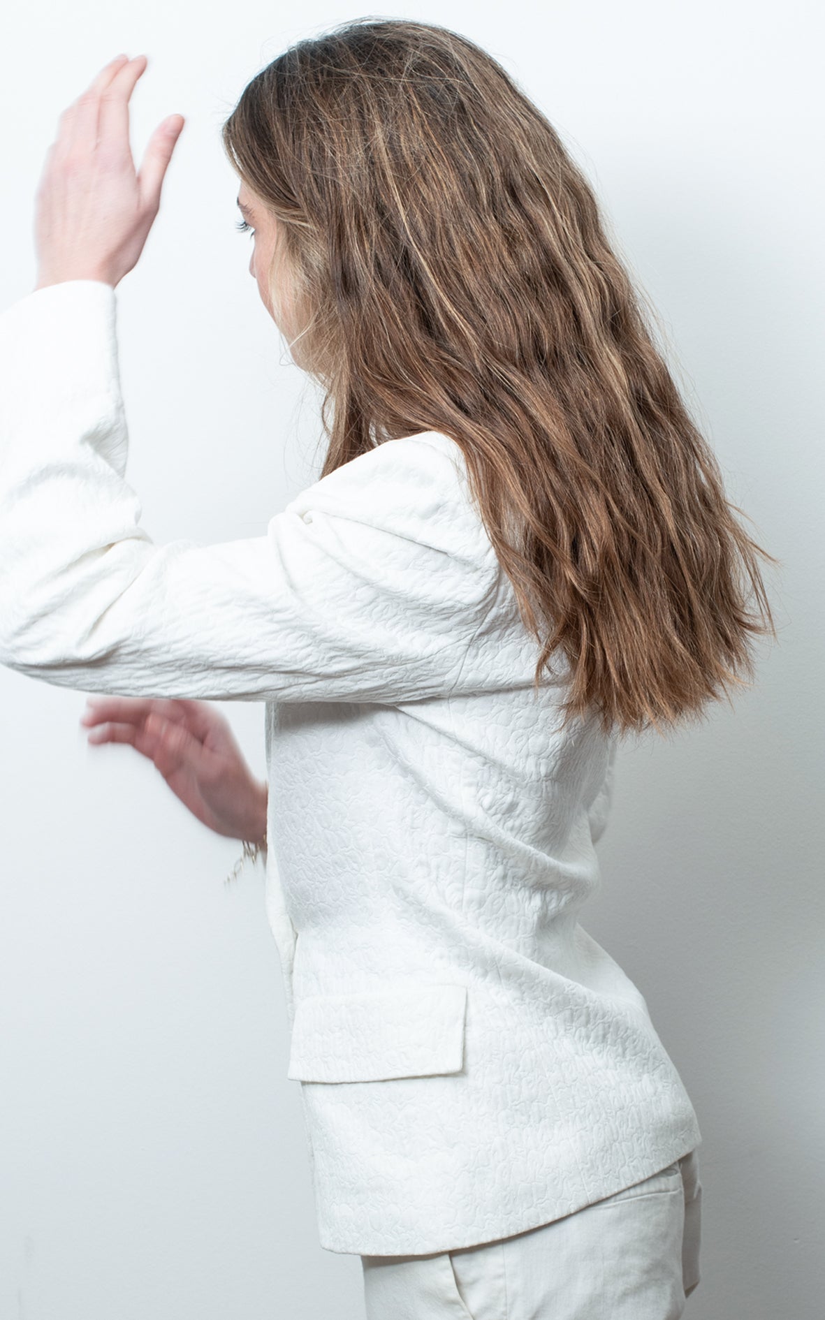 Traje de chaqueta blanco
