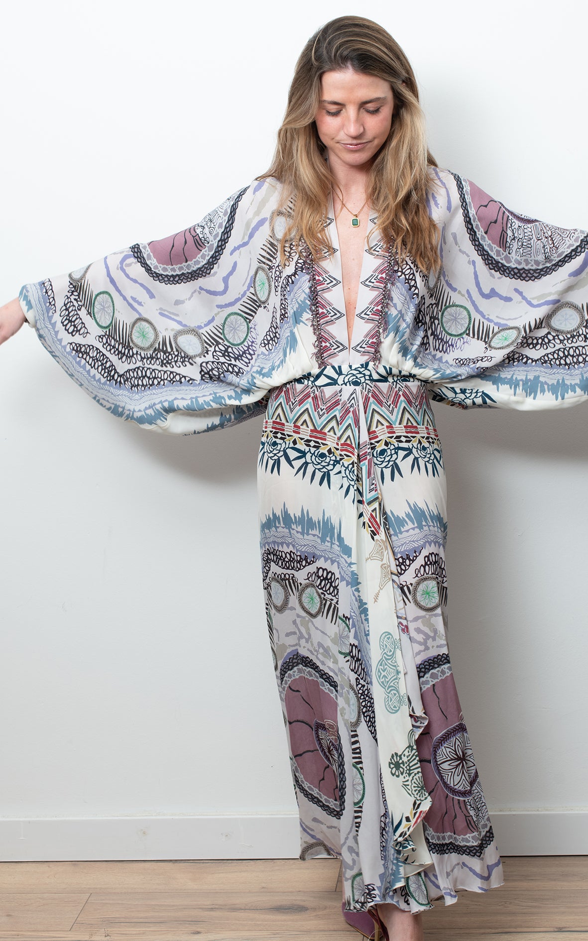 Vestido de seda de Etro