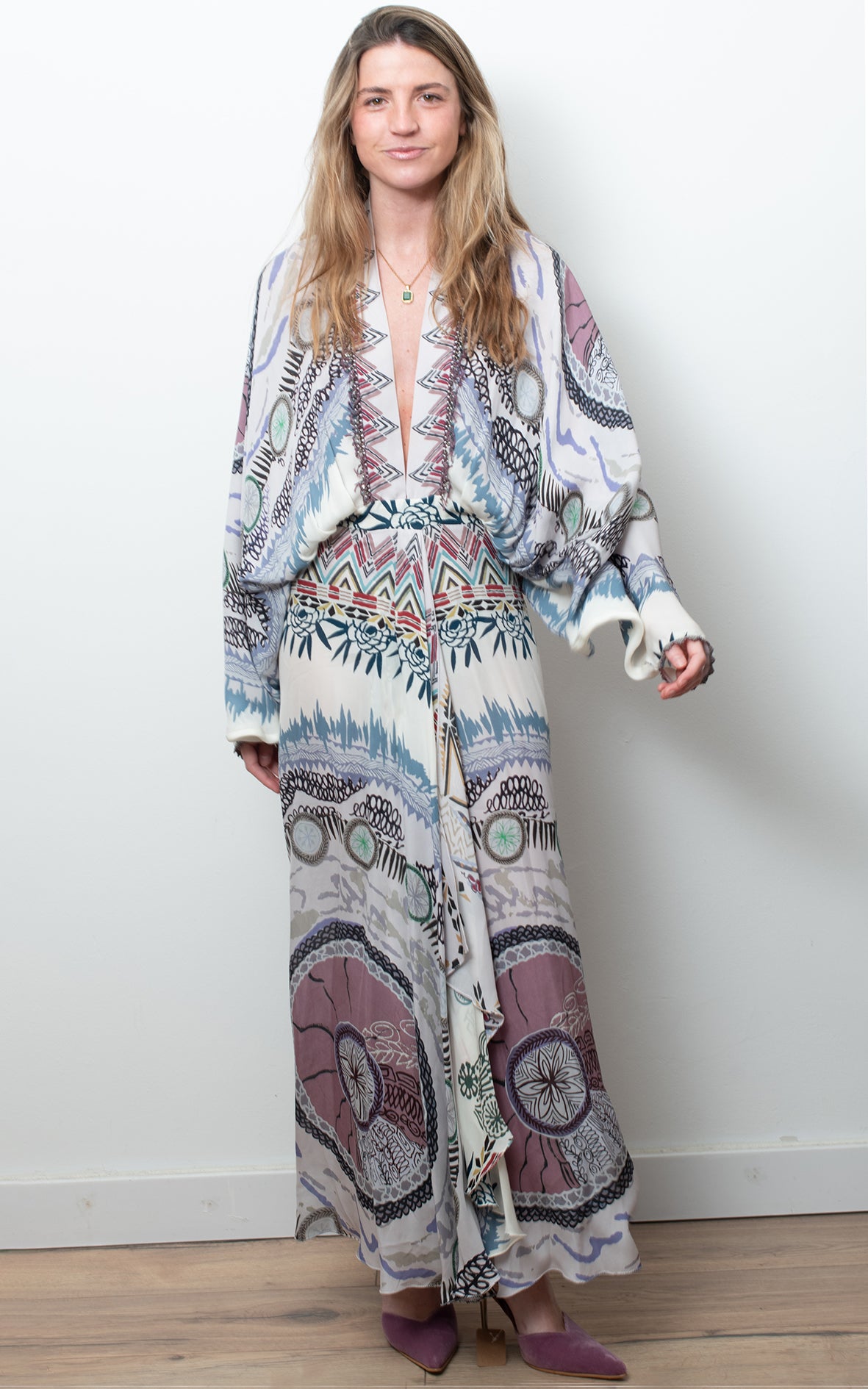 Vestido de seda de Etro