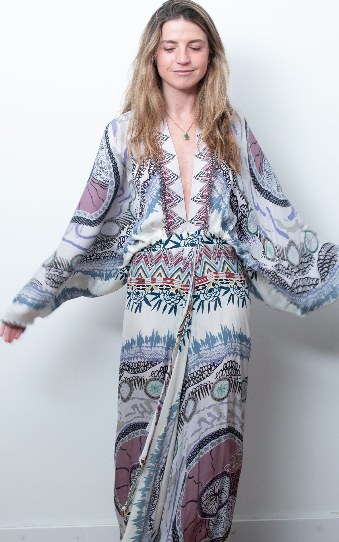 Vestido de seda de Etro